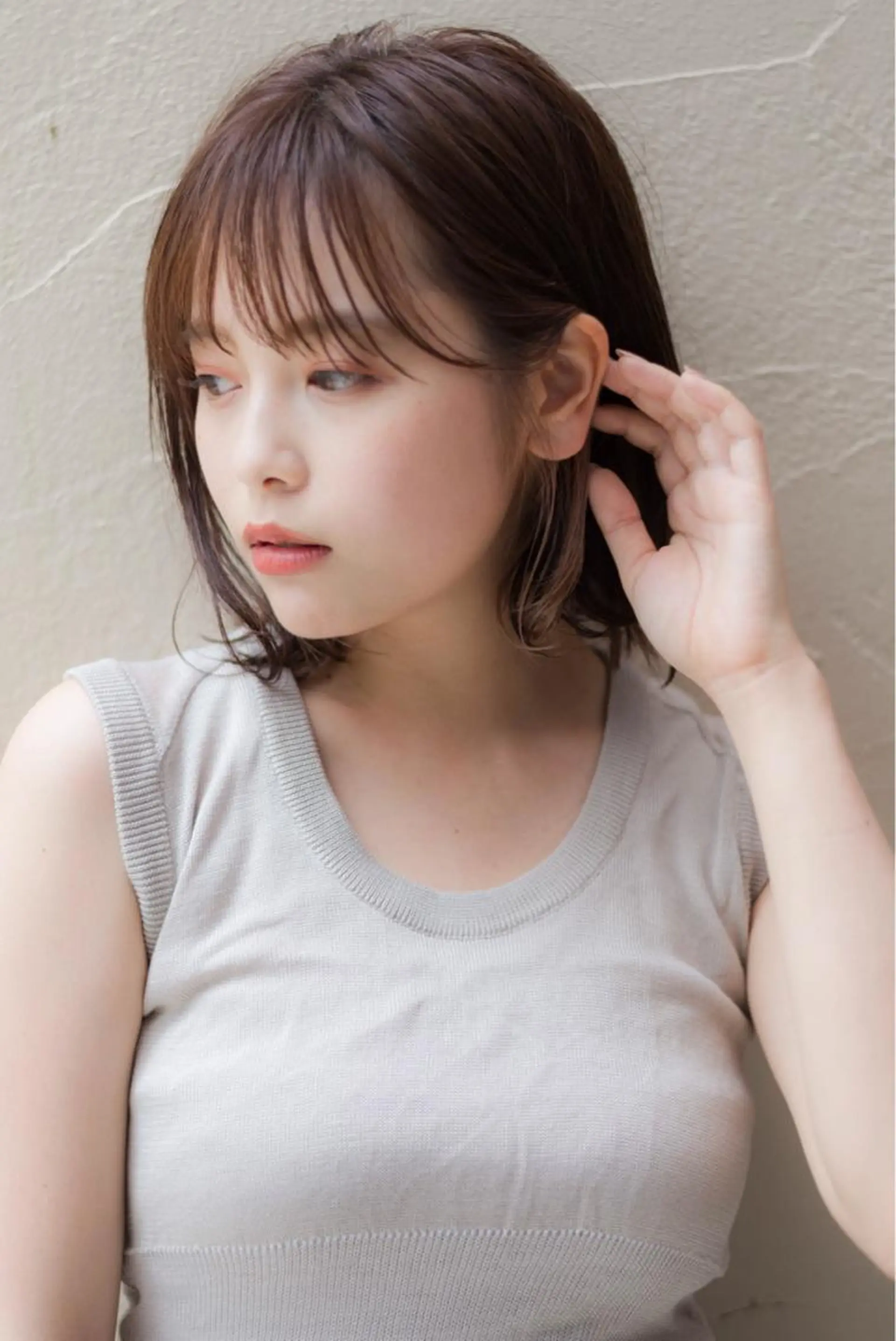 ミディアム カラー カット 縮毛矯正 トリートメント GO TODAY シェアサロン 原宿本店所属・ボブ/レイヤー/ パーマ/淀川  純のヘアスタイル