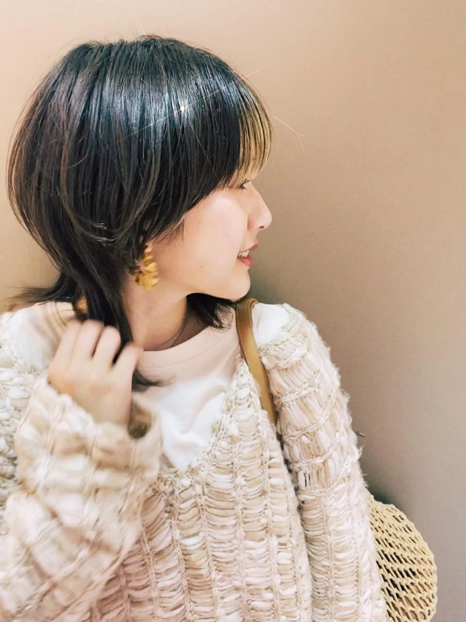 ミディアム カラー 圧倒的透明感カラー nana🦕のヘアスタイル