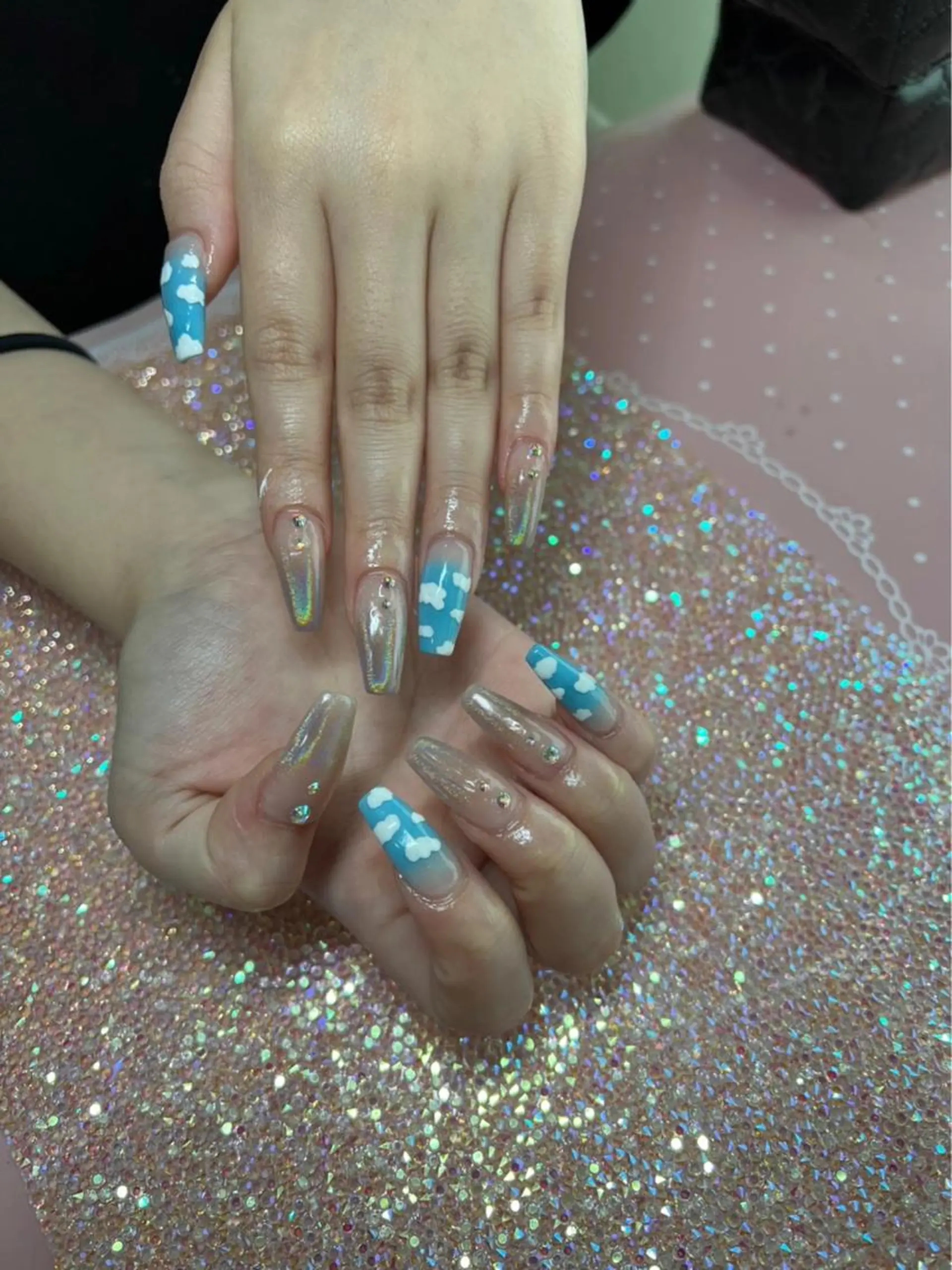 セミロング ネイル 《LB》ラブリエ Nail&eyeのマツエク・マツパデザイン