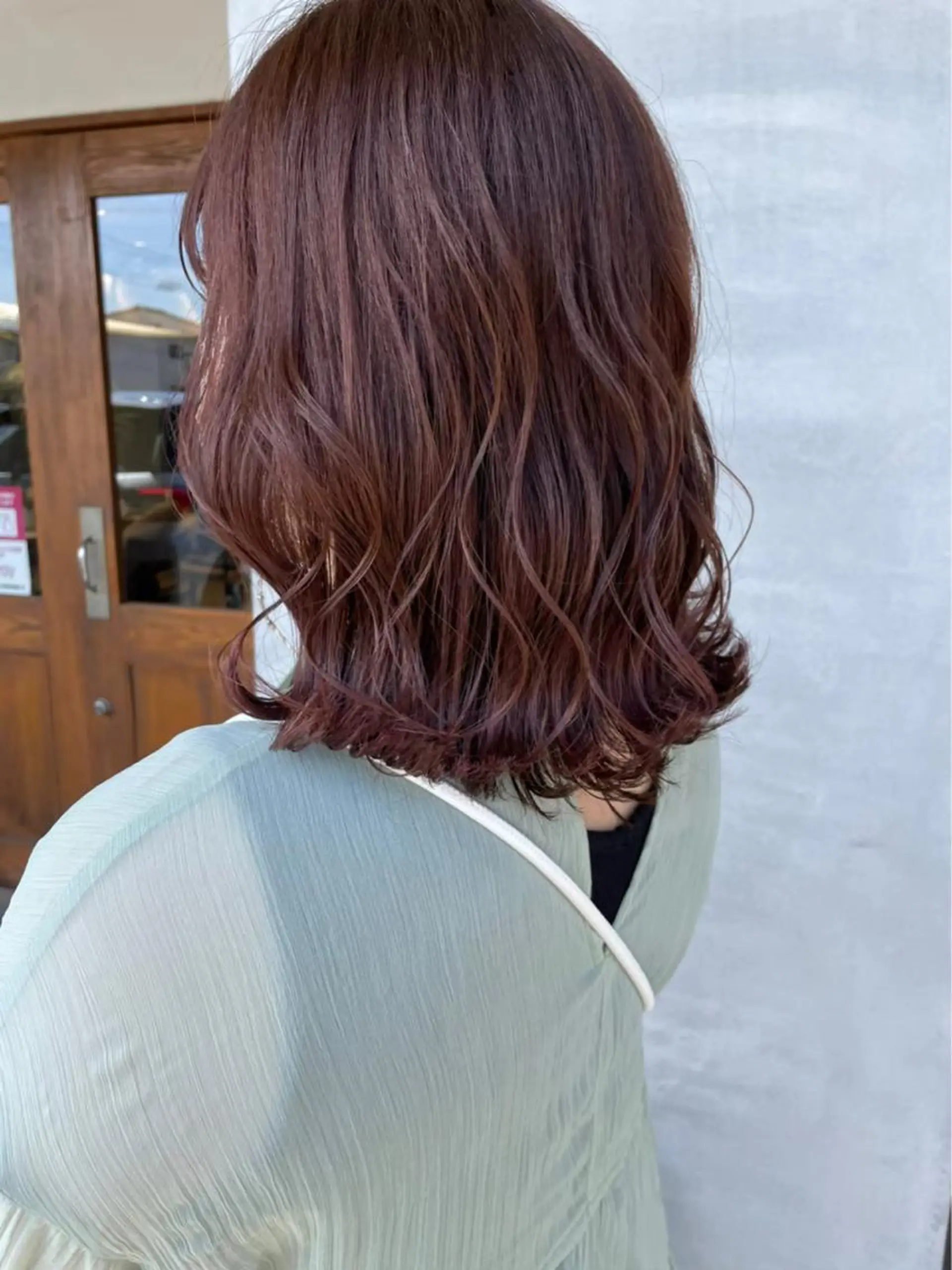 ミディアム カット パーマ merc.🌿 友藤鮎那のヘアスタイル