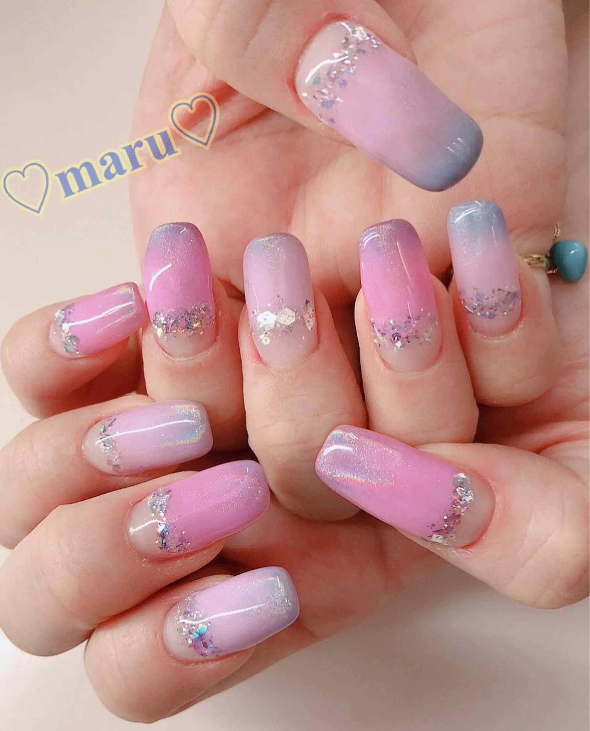 ネイル ジェルネイル ハンドネイル フットネイル まるみ ♡のネイルデザイン