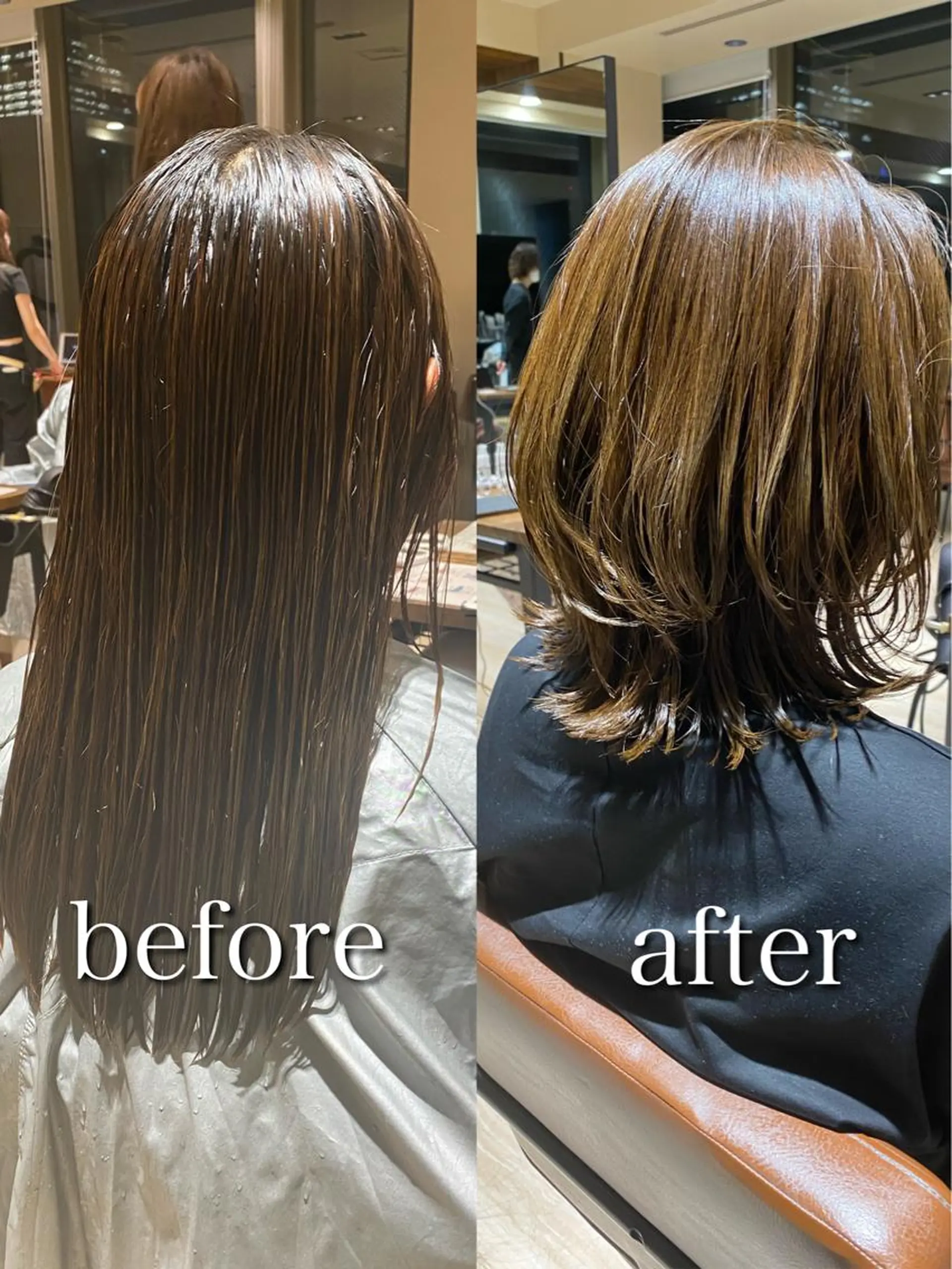 ミディアム くびれヘア 顔周りカット 小顔カット トリートメント 【1日2名様限定】 AFLOAT白川雄副のヘアスタイル