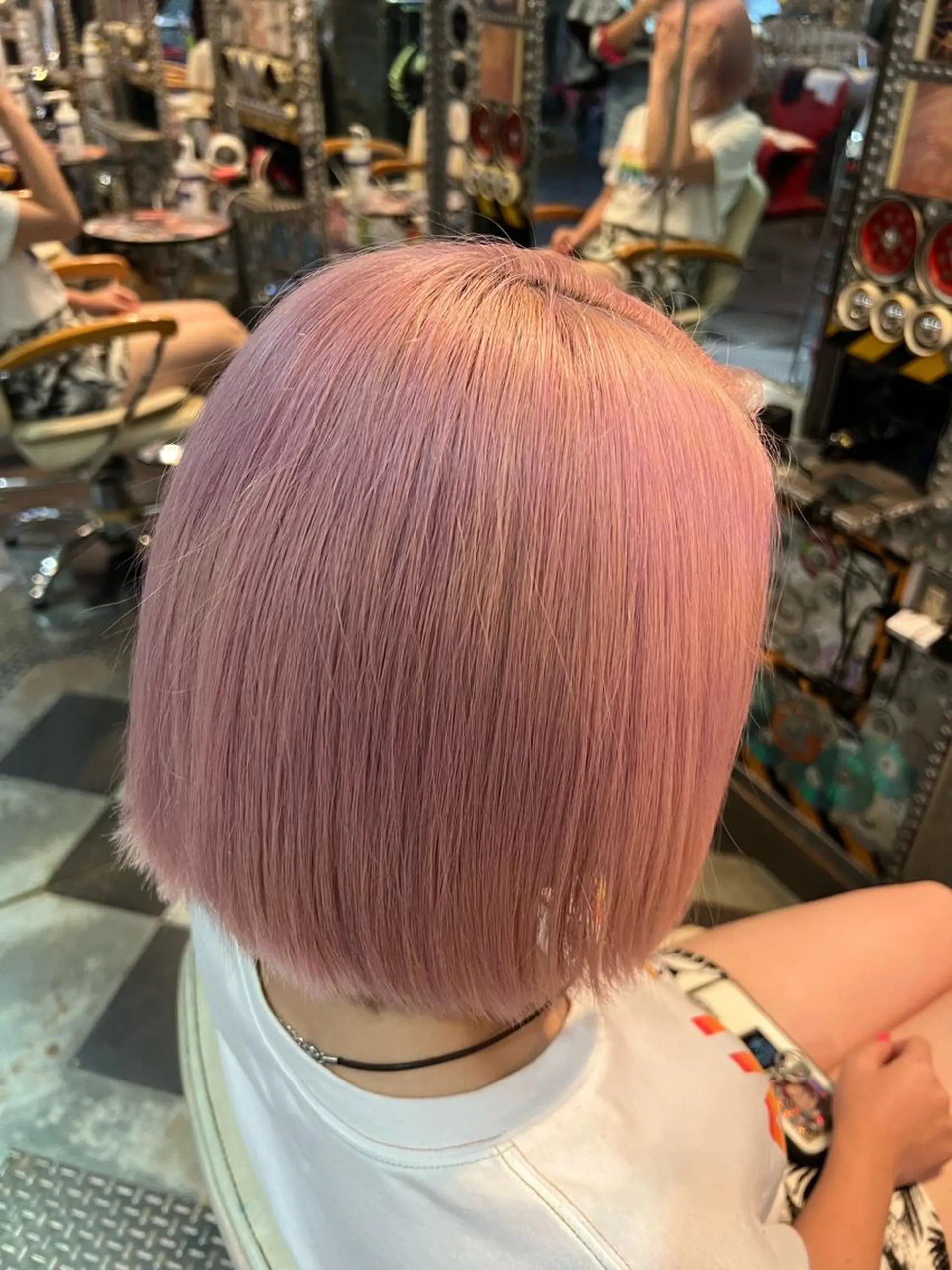 ショート カラー オレンジ ピンクカラー Hair Salon ADNESS所属・KOYA ｺﾔのヘアスタイル