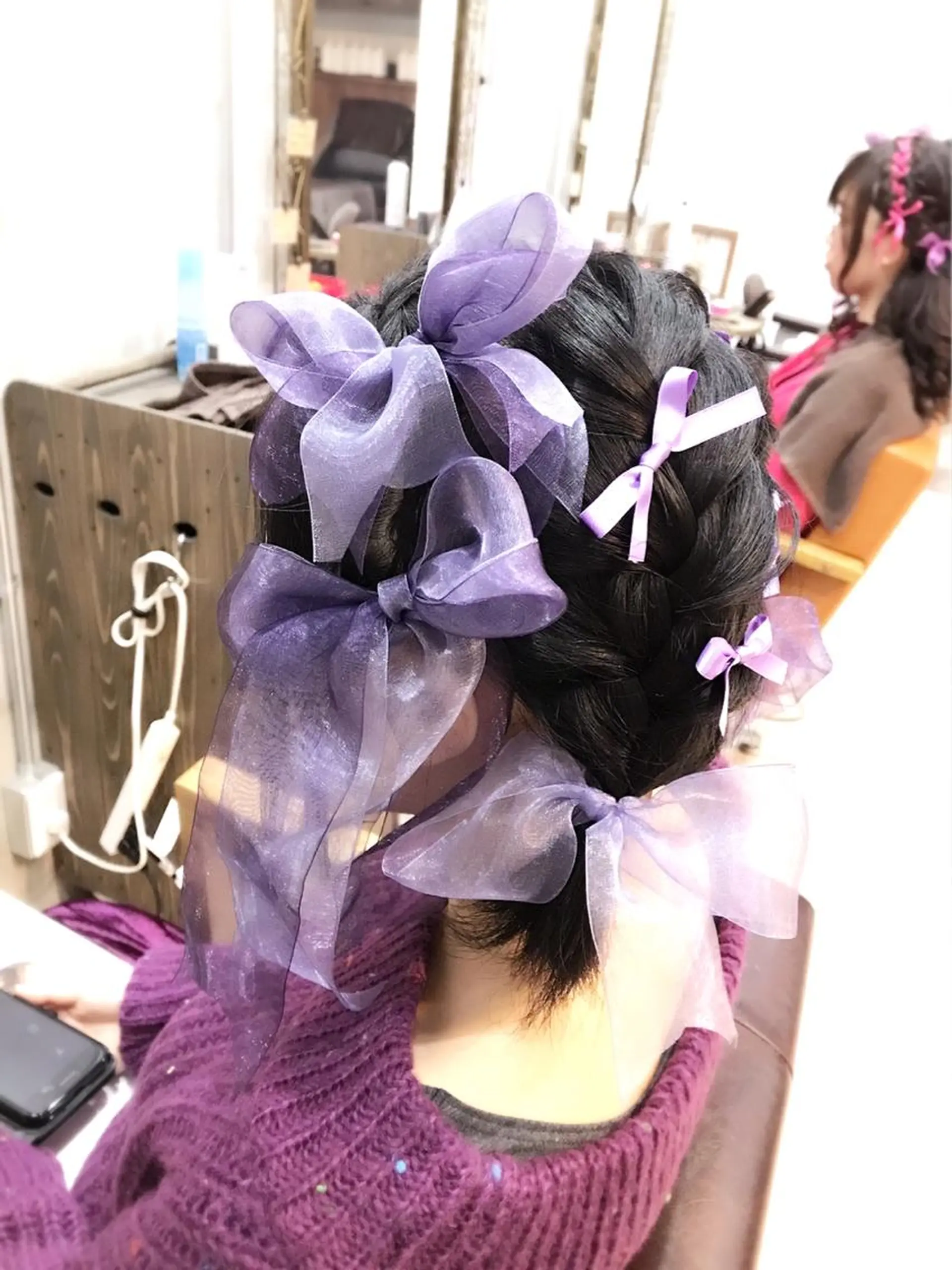 ミディアム まつパ・ヘアセット ♡Chinami♡のマツエク・マツパデザイン