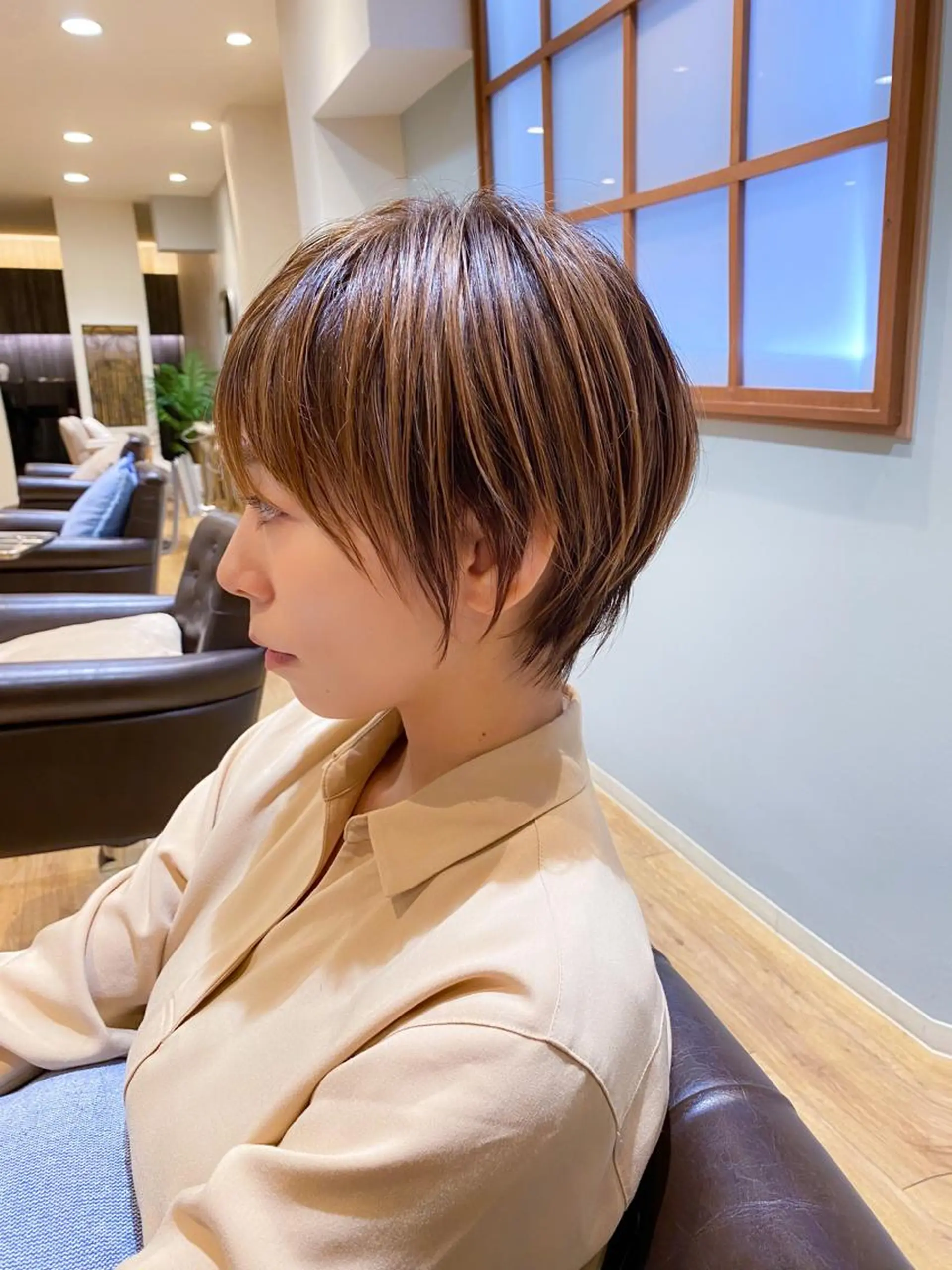 ショート カラー ショートヘア 柳 雄輝のヘアスタイル