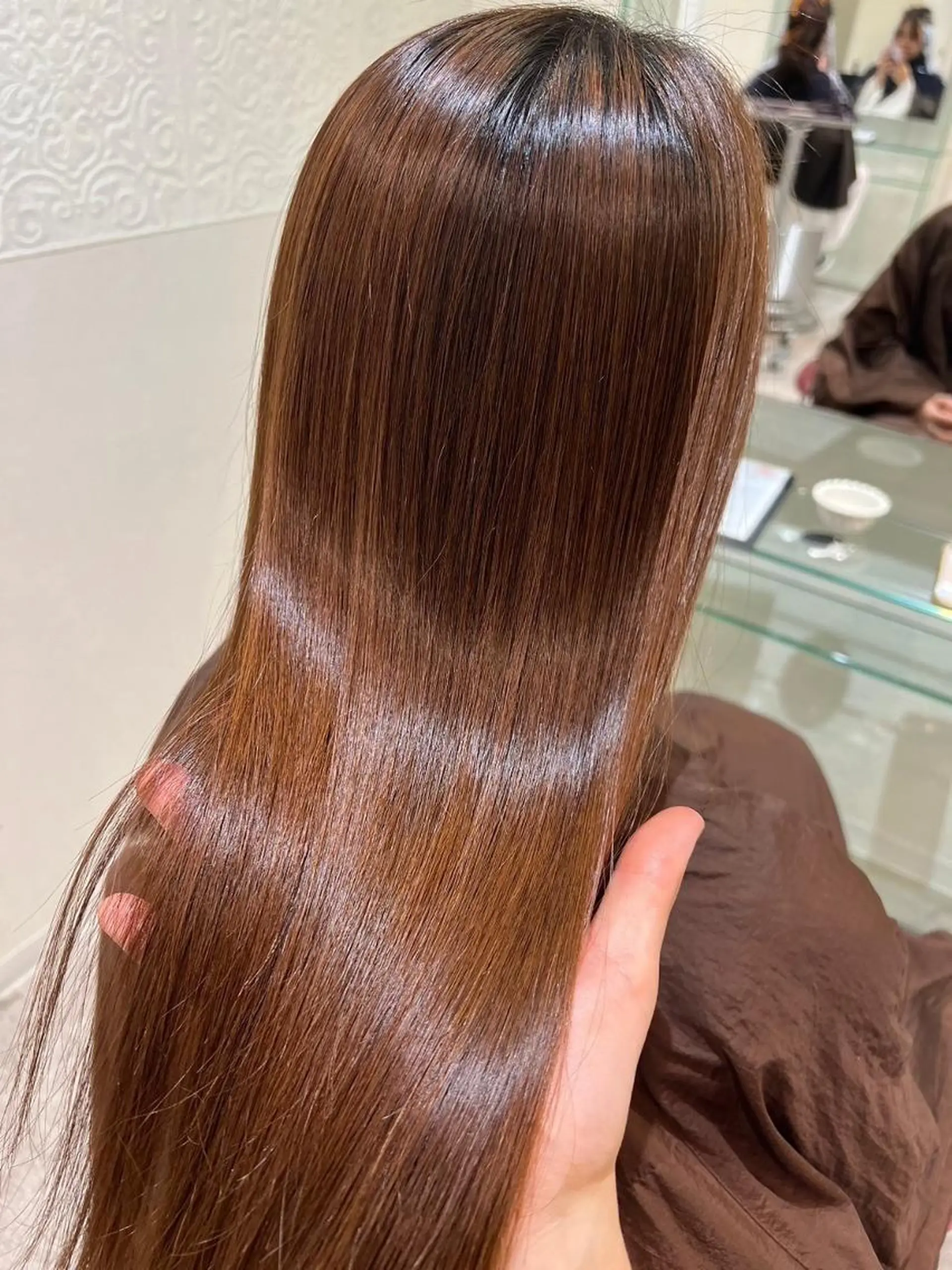 ロング 大川 有香のヘアスタイル