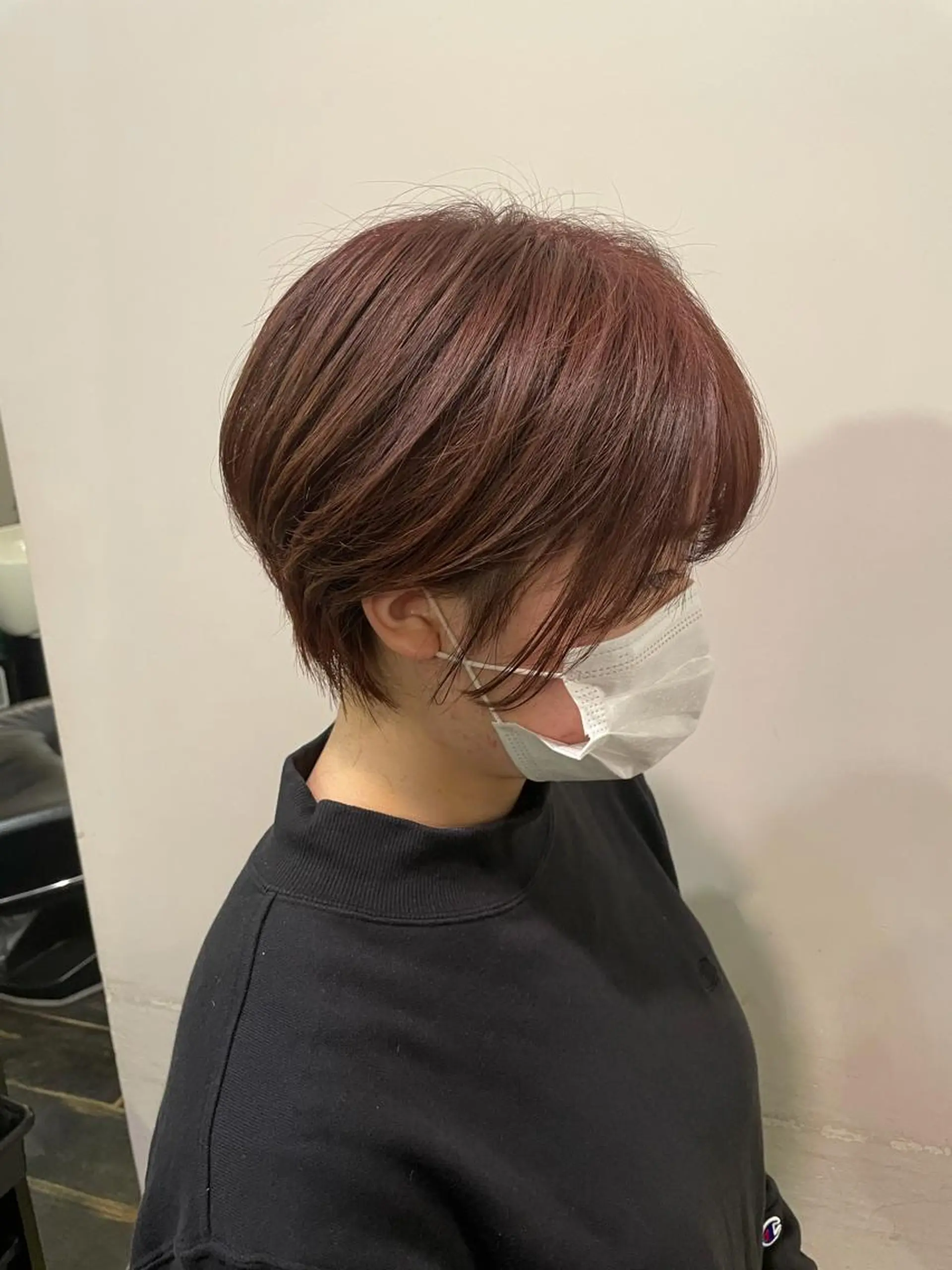 ショート カラー 縮毛矯正専門店店長 佐々木動画モデル募集のヘアスタイル