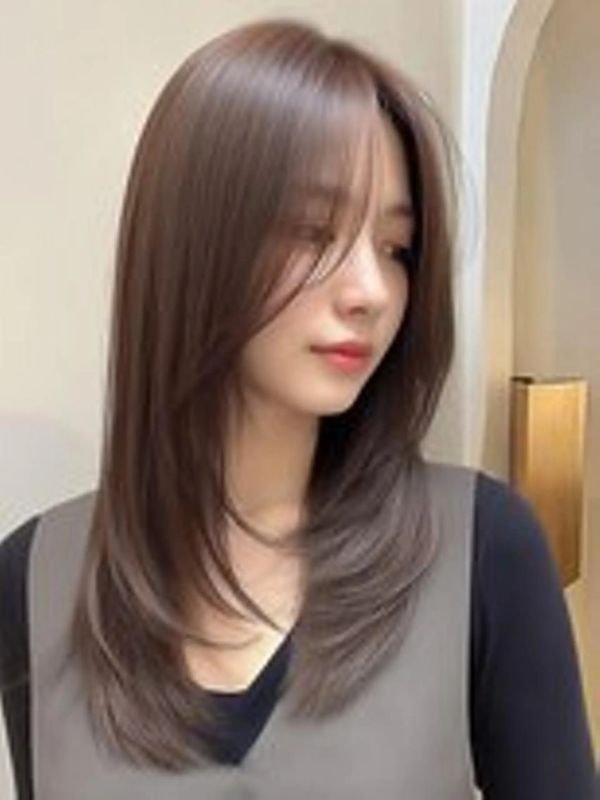 セミロング カット ヘアカラー トリートメント 美容室 ロティのヘアスタイル