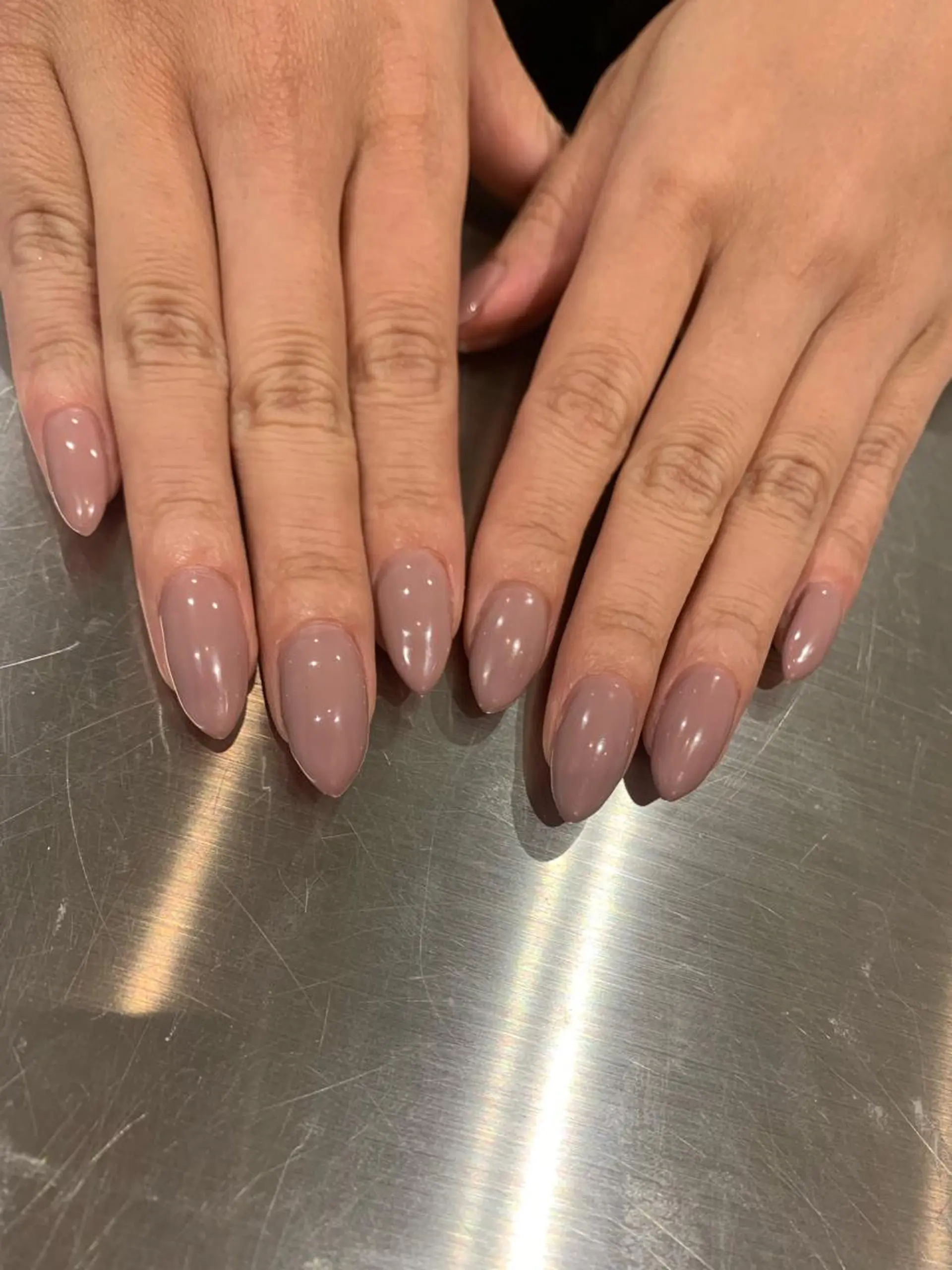 ネイル ジェルネイル ワンカラーネイル パラジェル rig nail草加店所属・松本 紋世のネイルデザイン