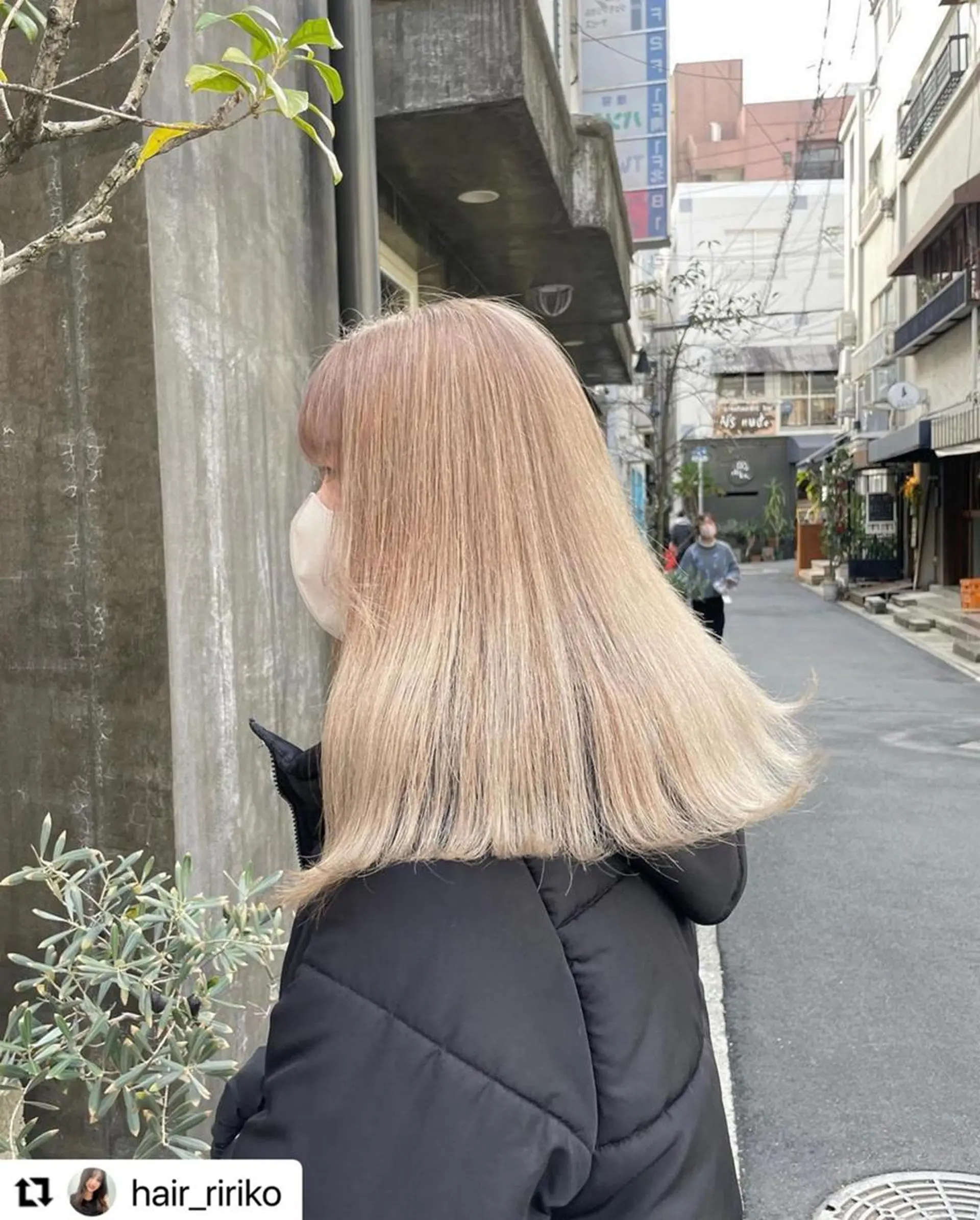 ミディアム カラー メンズ メンズブリーチ メンズハイトーン ベージュカラー ブリーチ ブロンド 🩷Eny terrace🩷のヘアスタイル