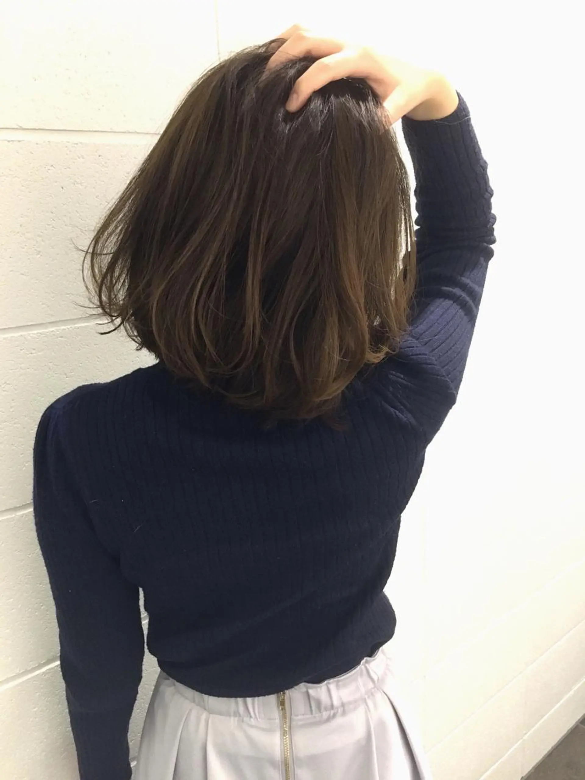 ミディアム カラー ベージュカラー ハイライトカラー ハイライト tender所属・tender hair salonのヘアスタイル