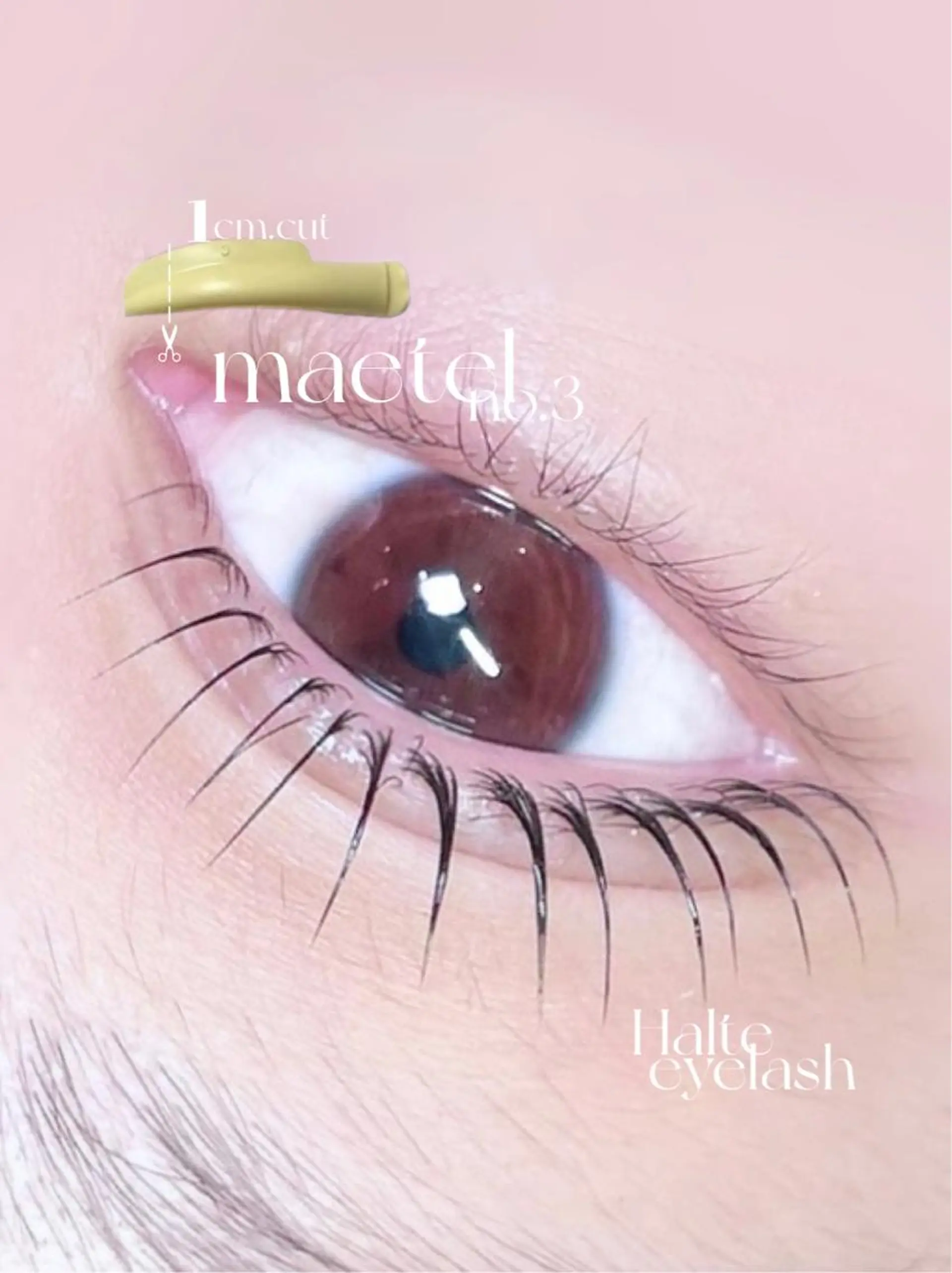 マツエク・マツパ マツパ Halte eyelashのマツエク・マツパデザイン