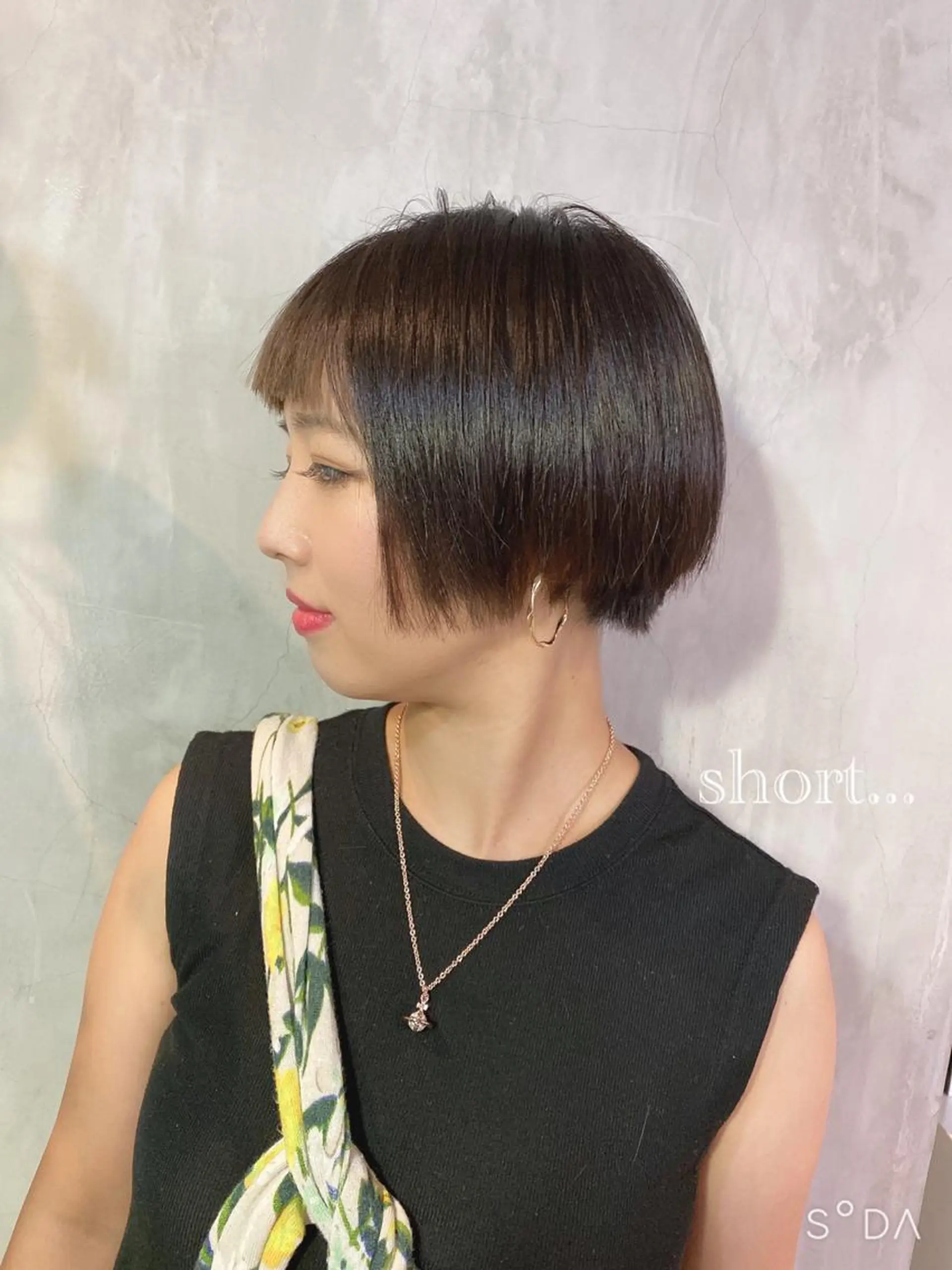 ショート カラー ヘアアレンジ stylist/蛯谷 珠里のヘアスタイル