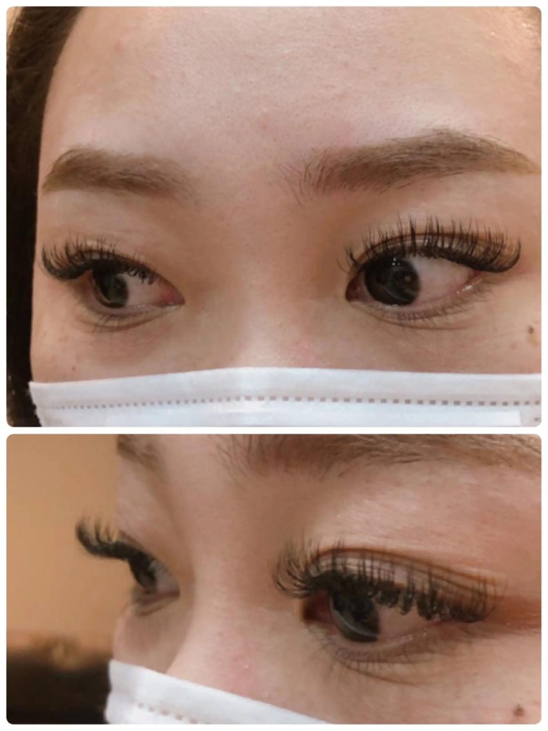 マツエク・マツパ Dカール フラットラッシュ aya s.のマツエク・マツパデザイン