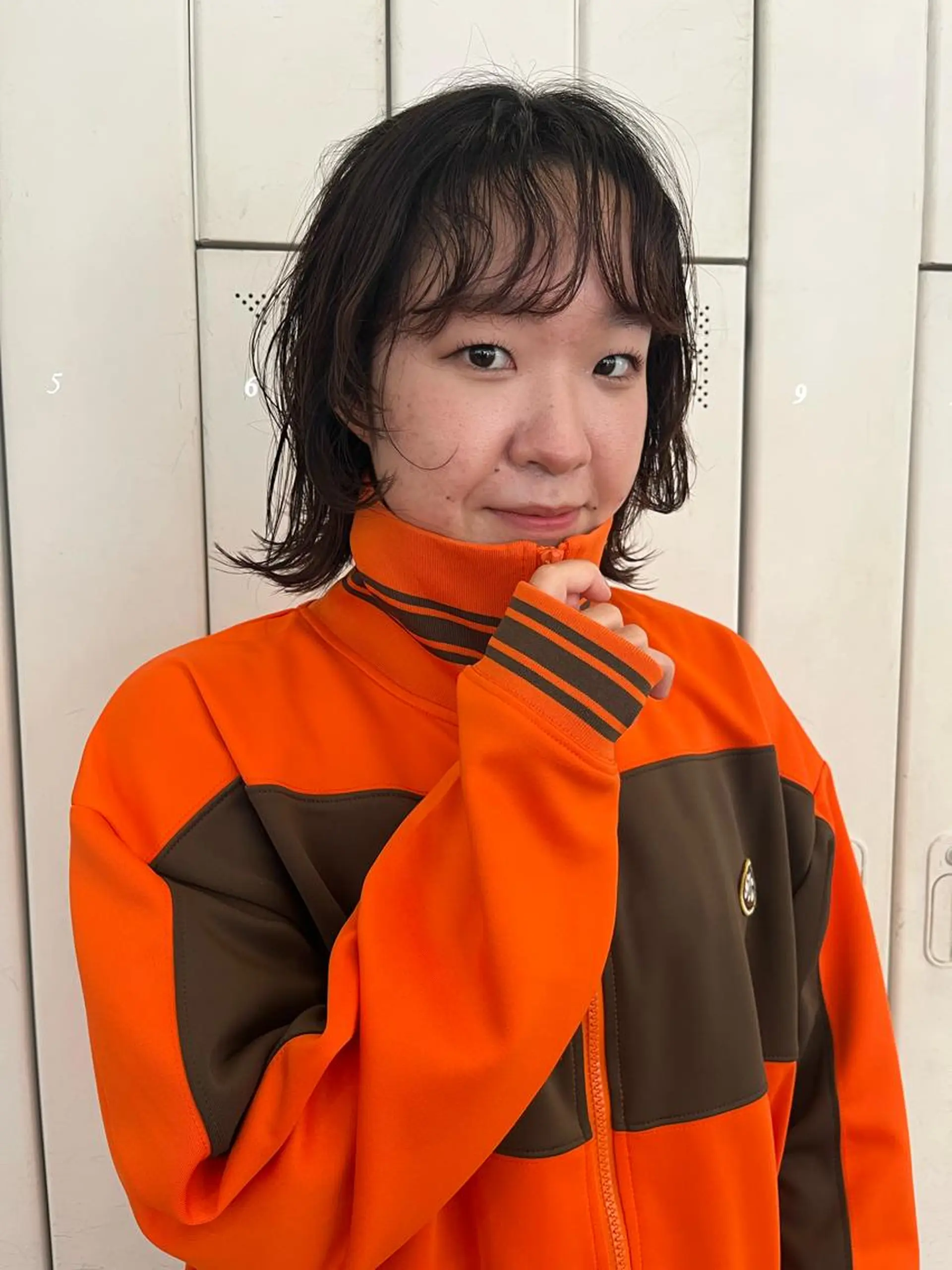 ミディアム ハイトーン/顔まわり レイヤー/YUKAのヘアスタイル