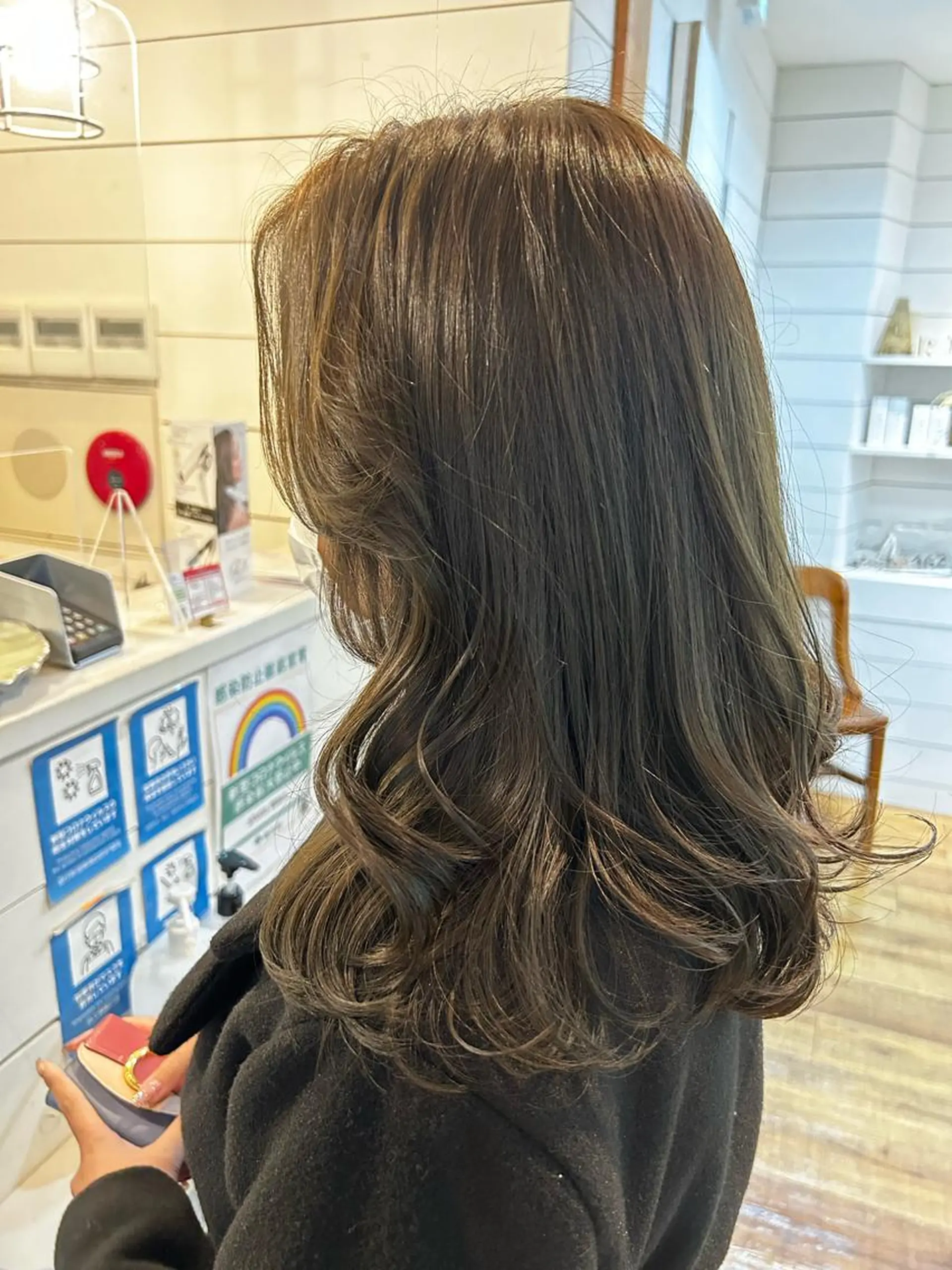 カラー ブリーチ 透明感カラー ブリーチなしカラー 🇰🇷レイヤー カット💐Seinaのヘアスタイル
