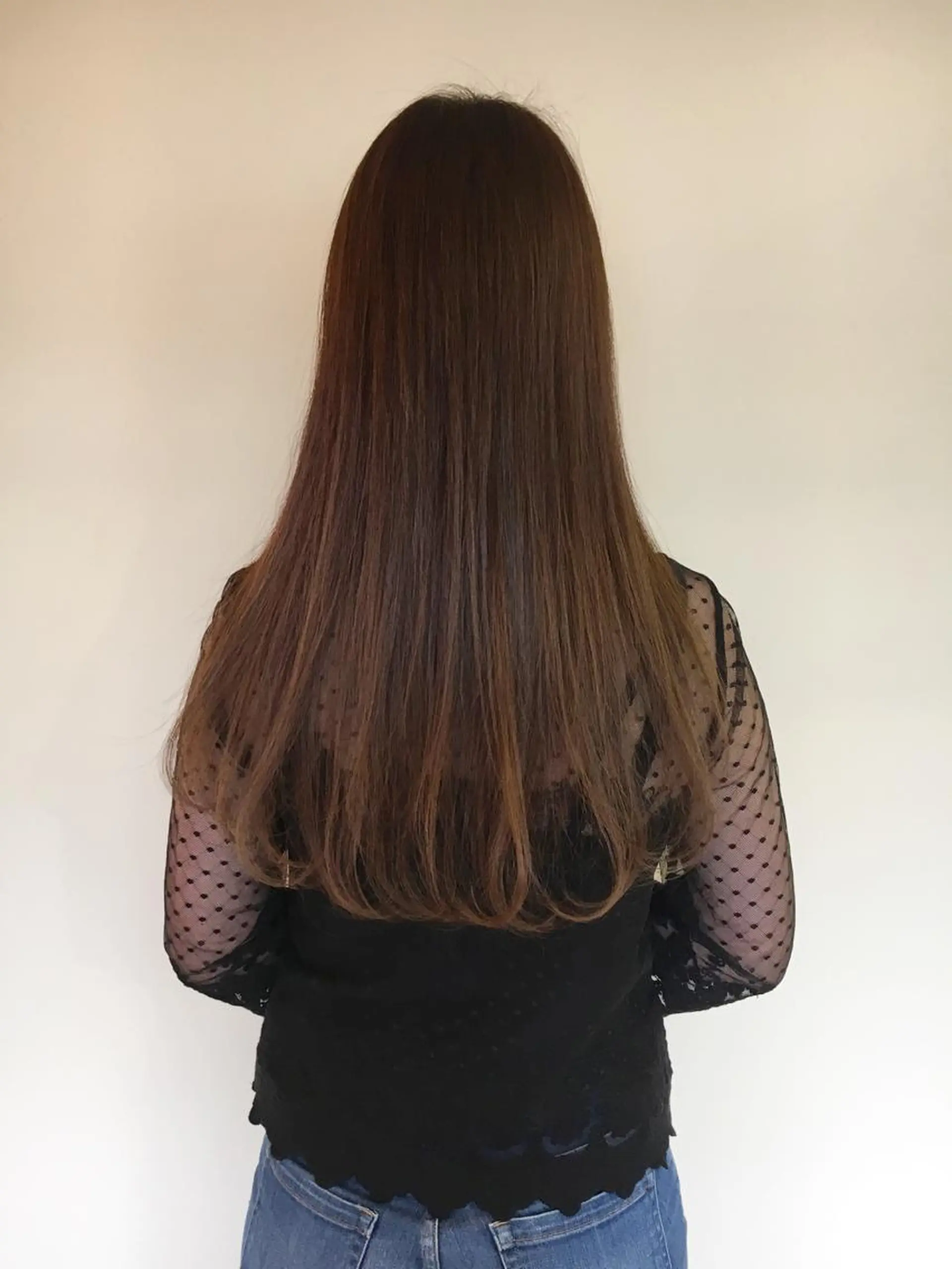 ロング カラー グラデーションカラー 上川 美幸のヘアスタイル