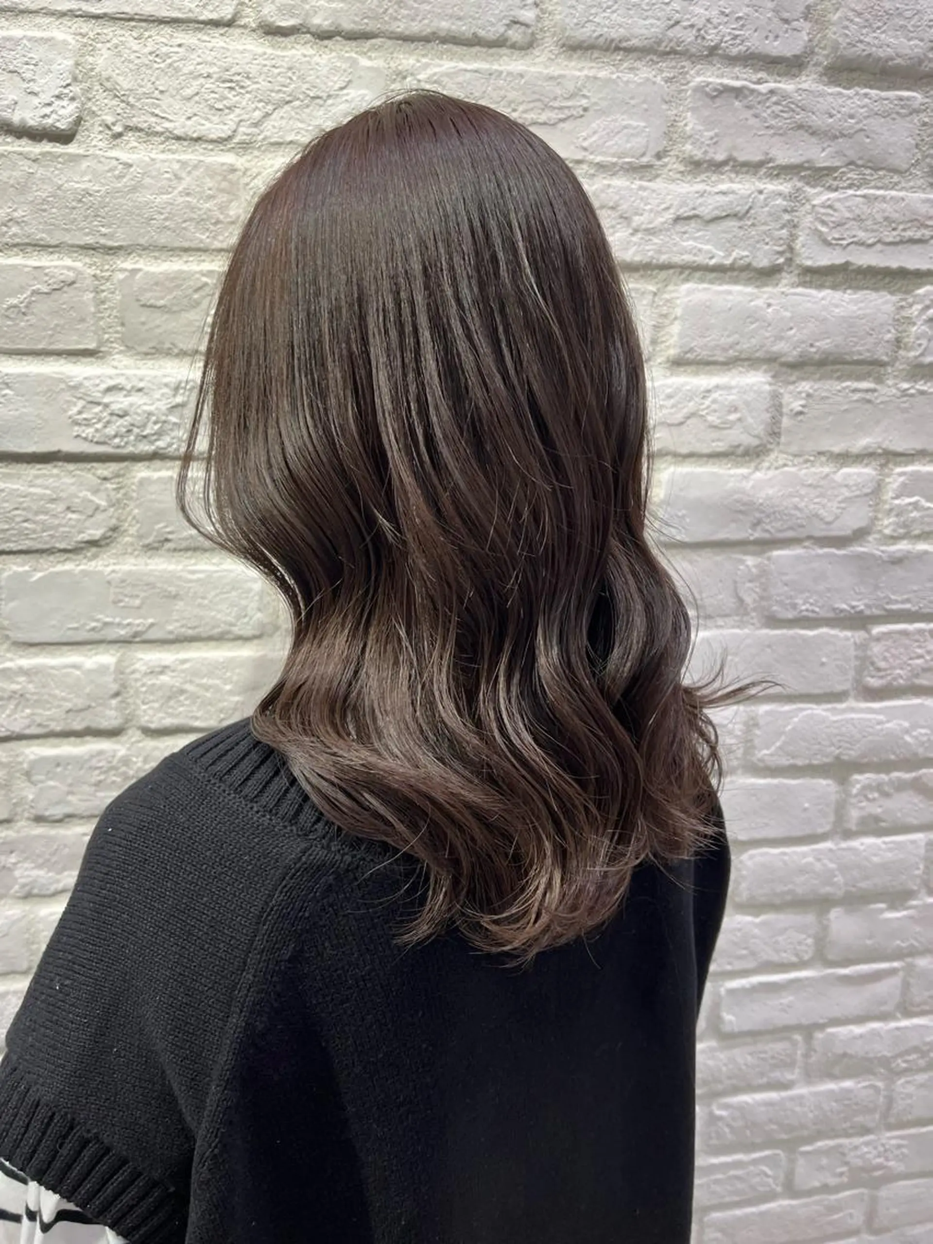 セミロング mama美容師 たかはし みくのヘアスタイル