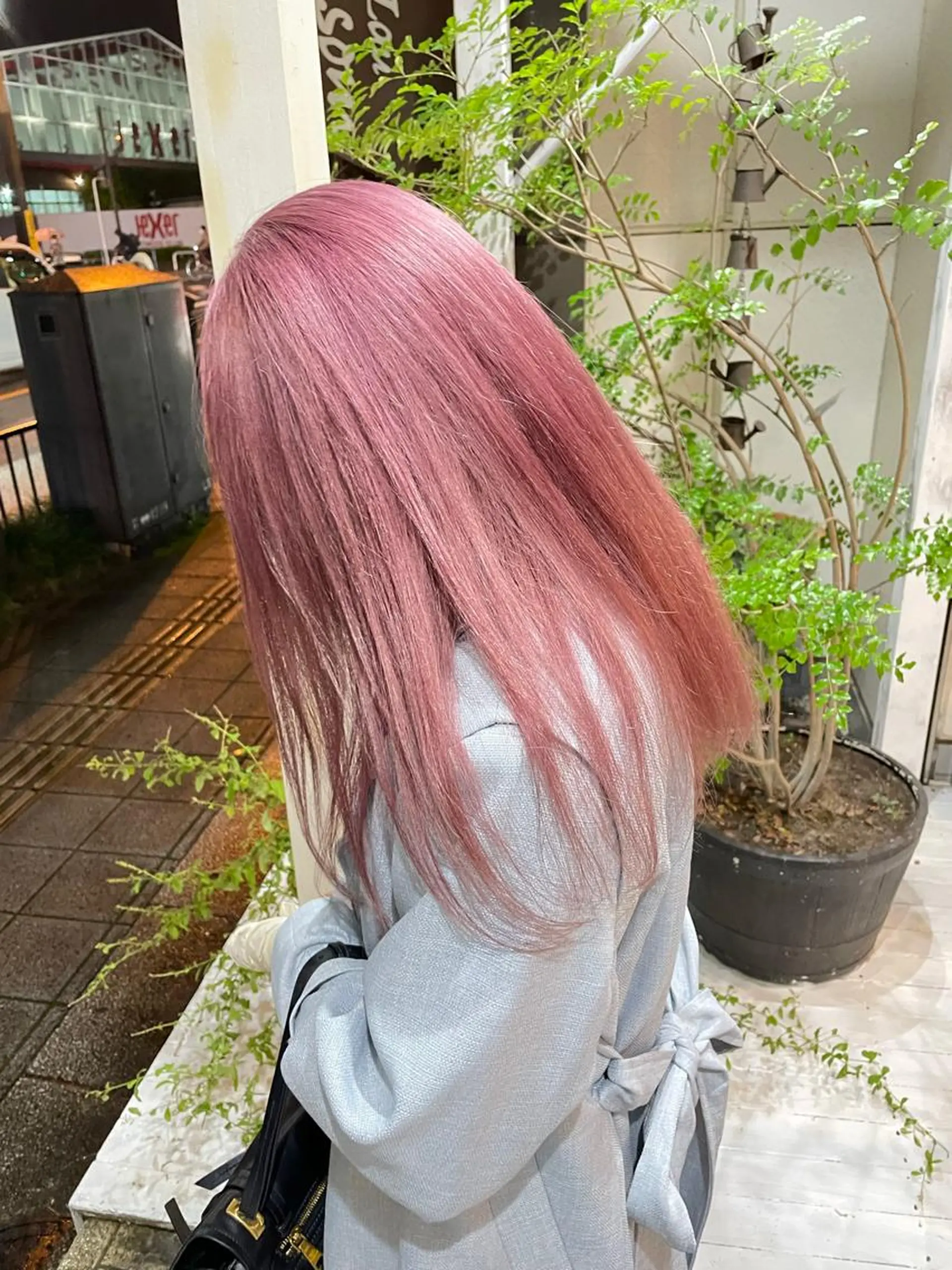 ロング カラー カット ヘアカラー トリートメント 【完全個室】髪質改善 暖色カラー/山崎唯奈のヘアスタイル