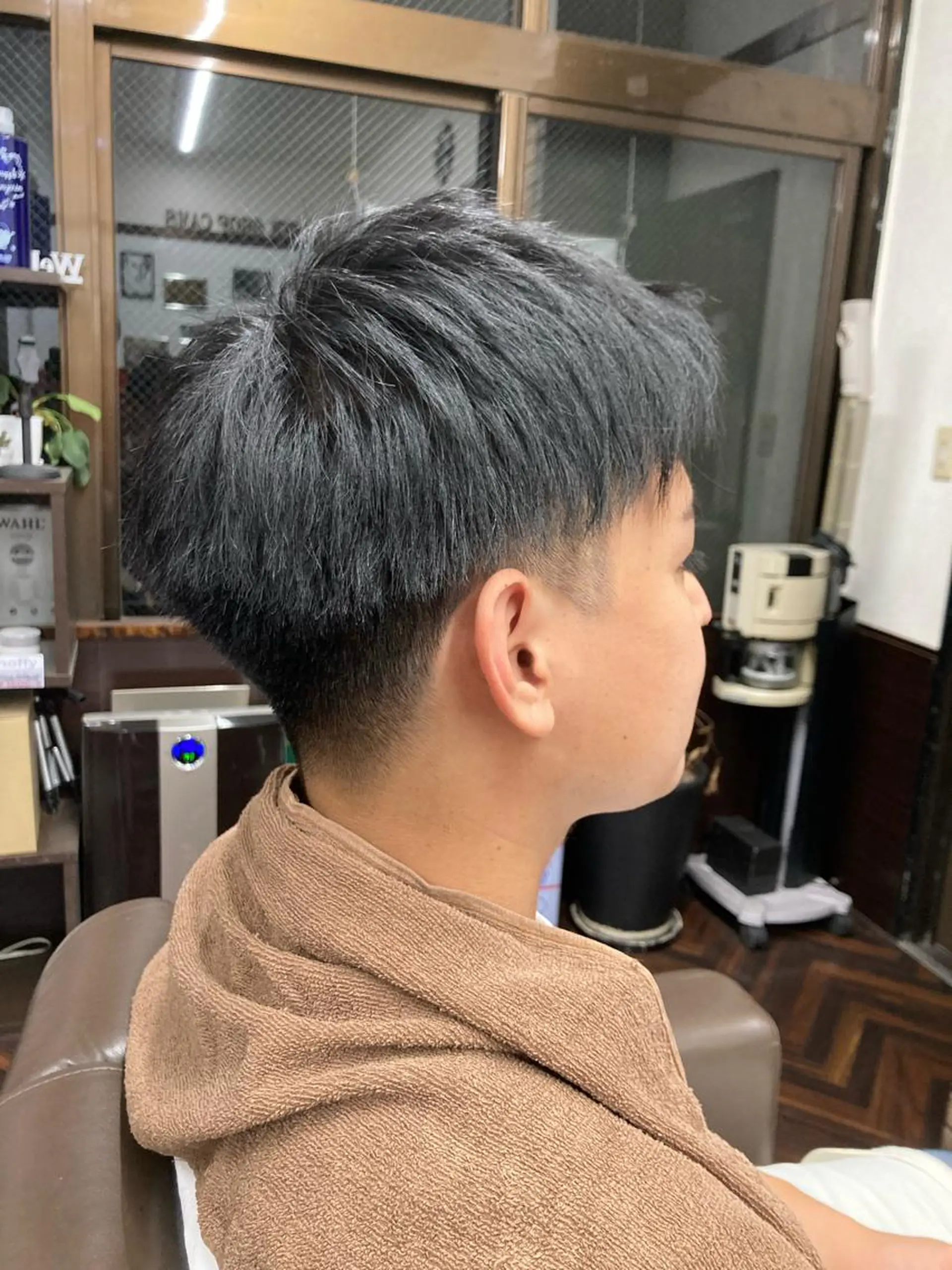 ショート メンズ ビジネス 刈り上げ B.B.Cams西原店所属・無料モデル募集中‼️ 安座間💈のヘアスタイル
