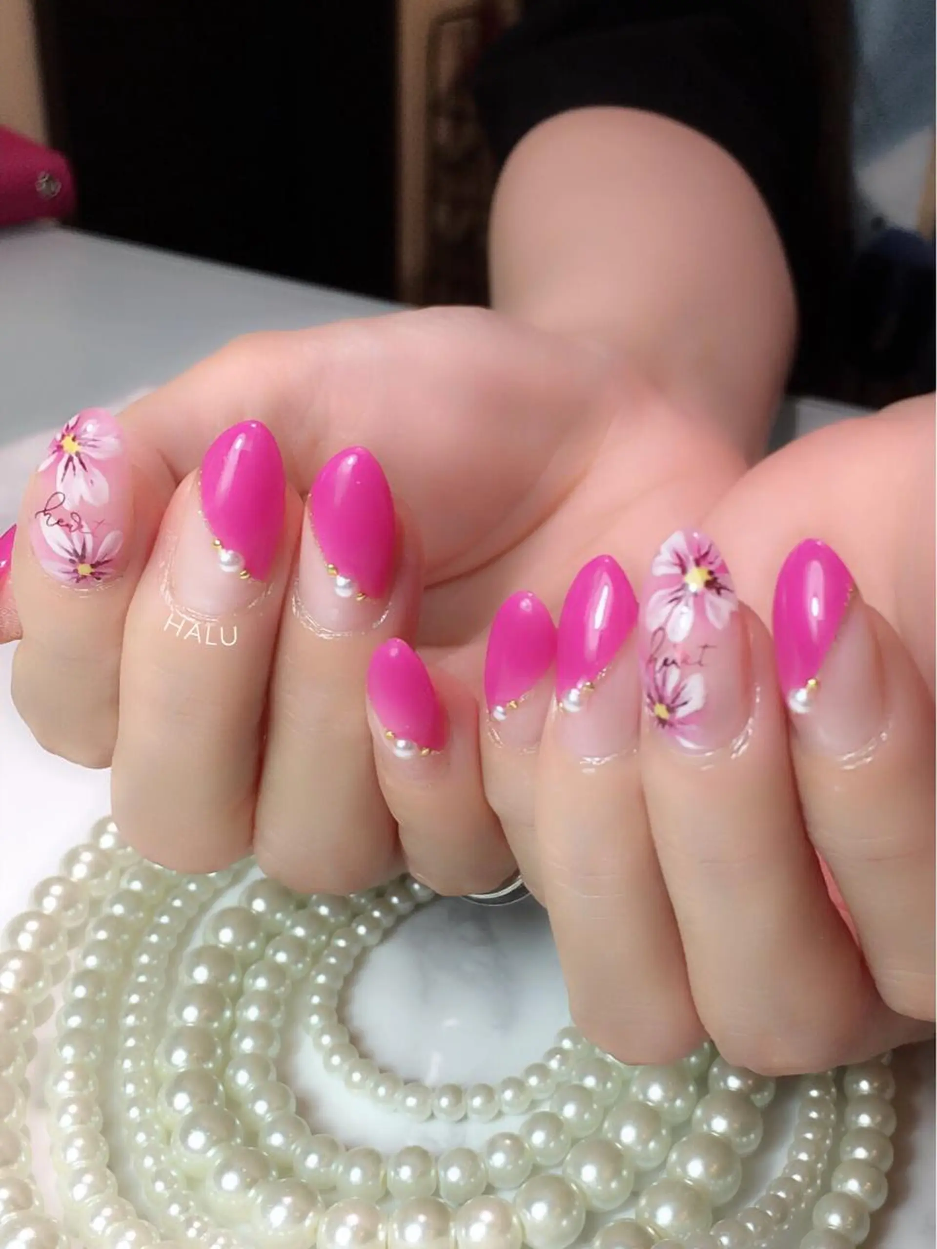 ネイル ピンク HALU ハルのネイルデザイン