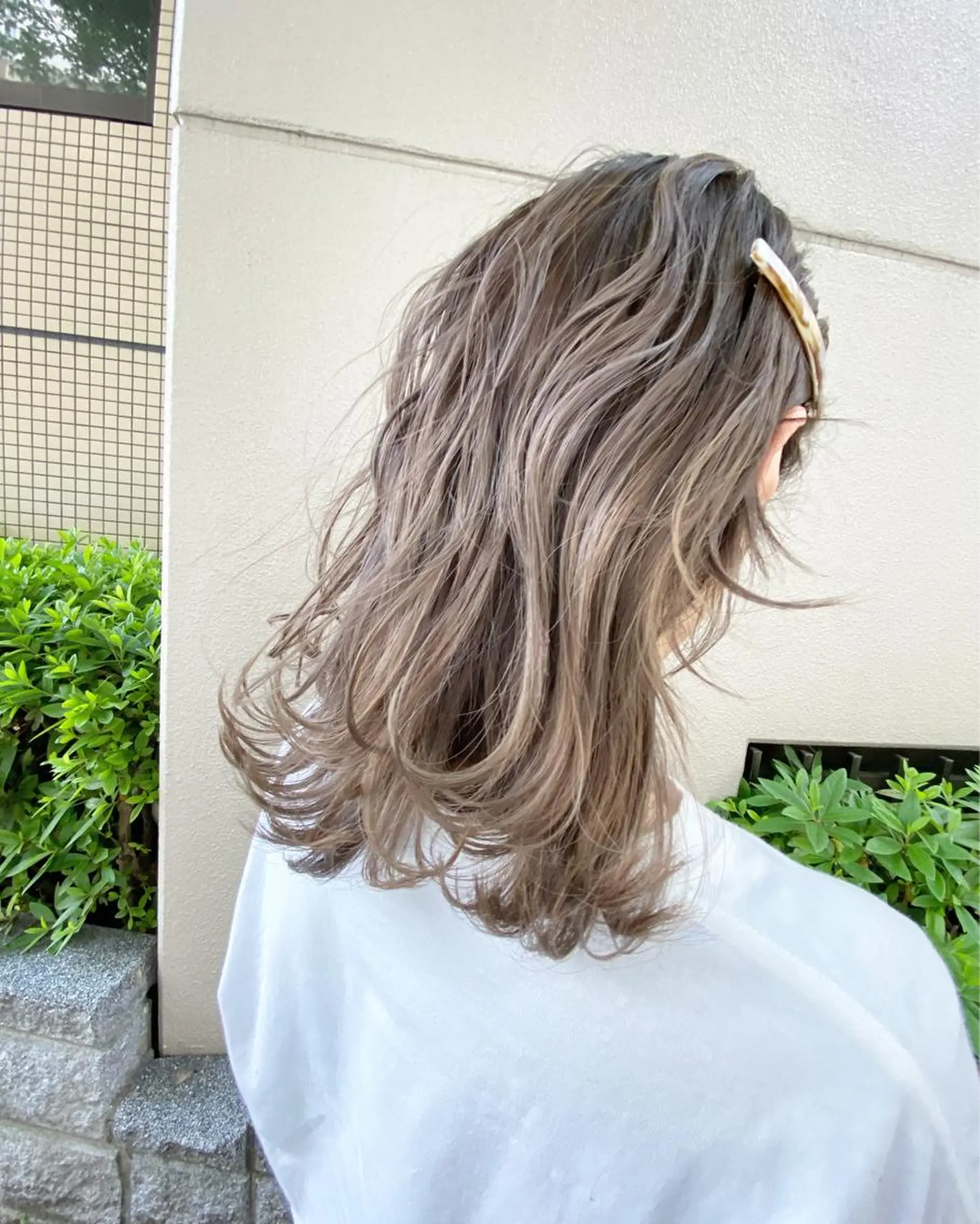 ロング ハイライト ヘアカラー Musiiik hairのヘアスタイル