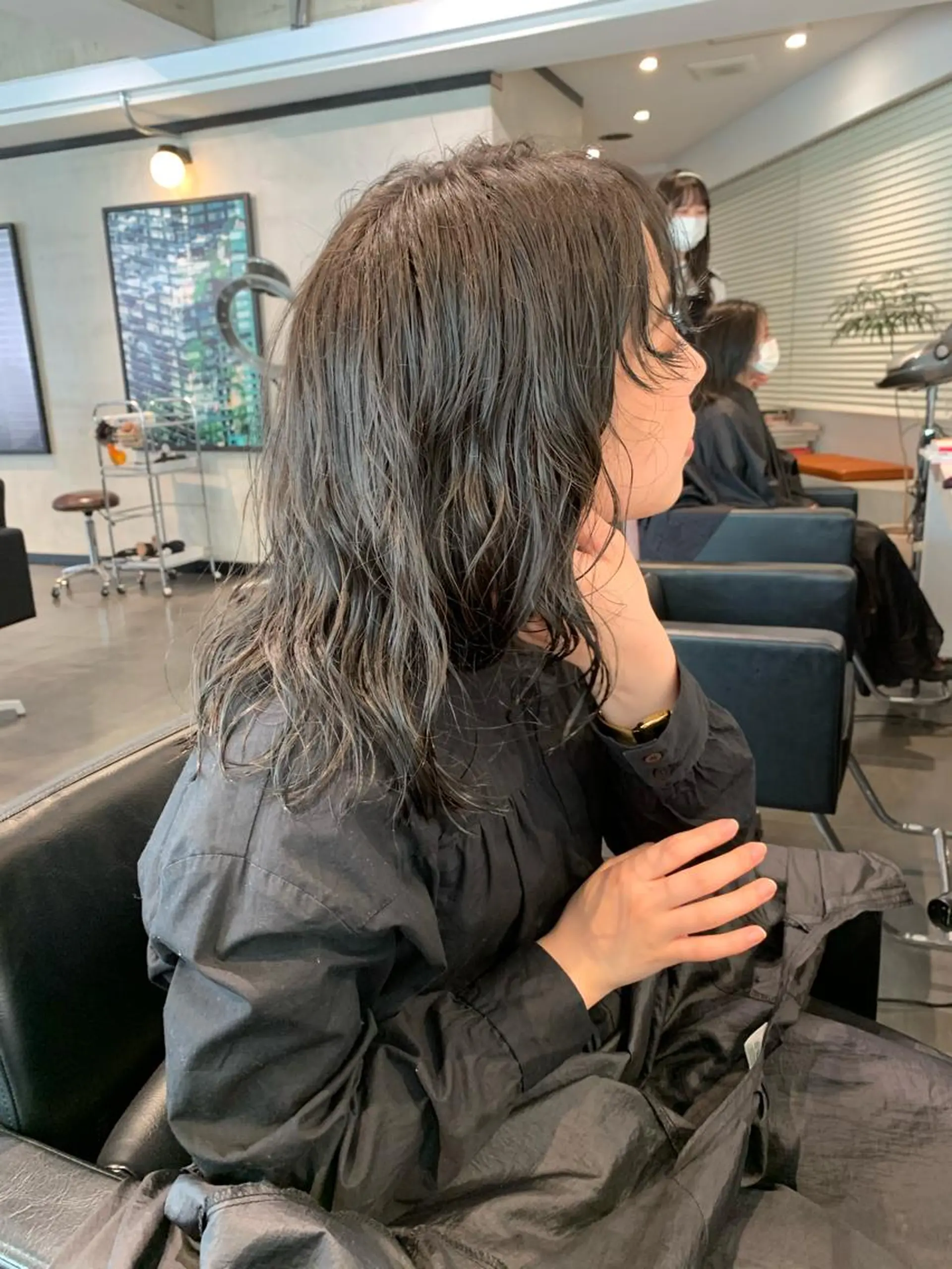 ミディアム カラー カット ヘアカラー トリートメント アンニュイヘア🪽 ayumiのヘアスタイル