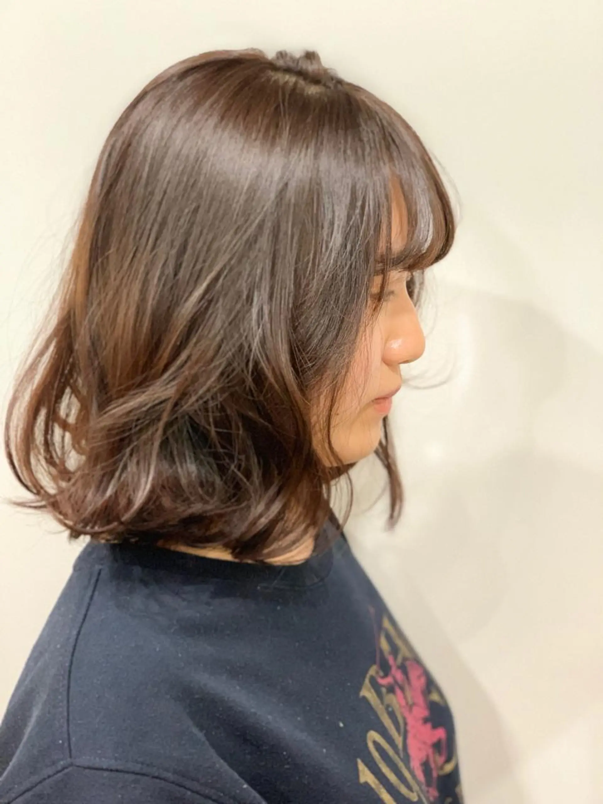 ミディアム カラー ピンクカラー パープルカラー ViaLa Hair 🌈すずきたくむ✂︎のヘアスタイル