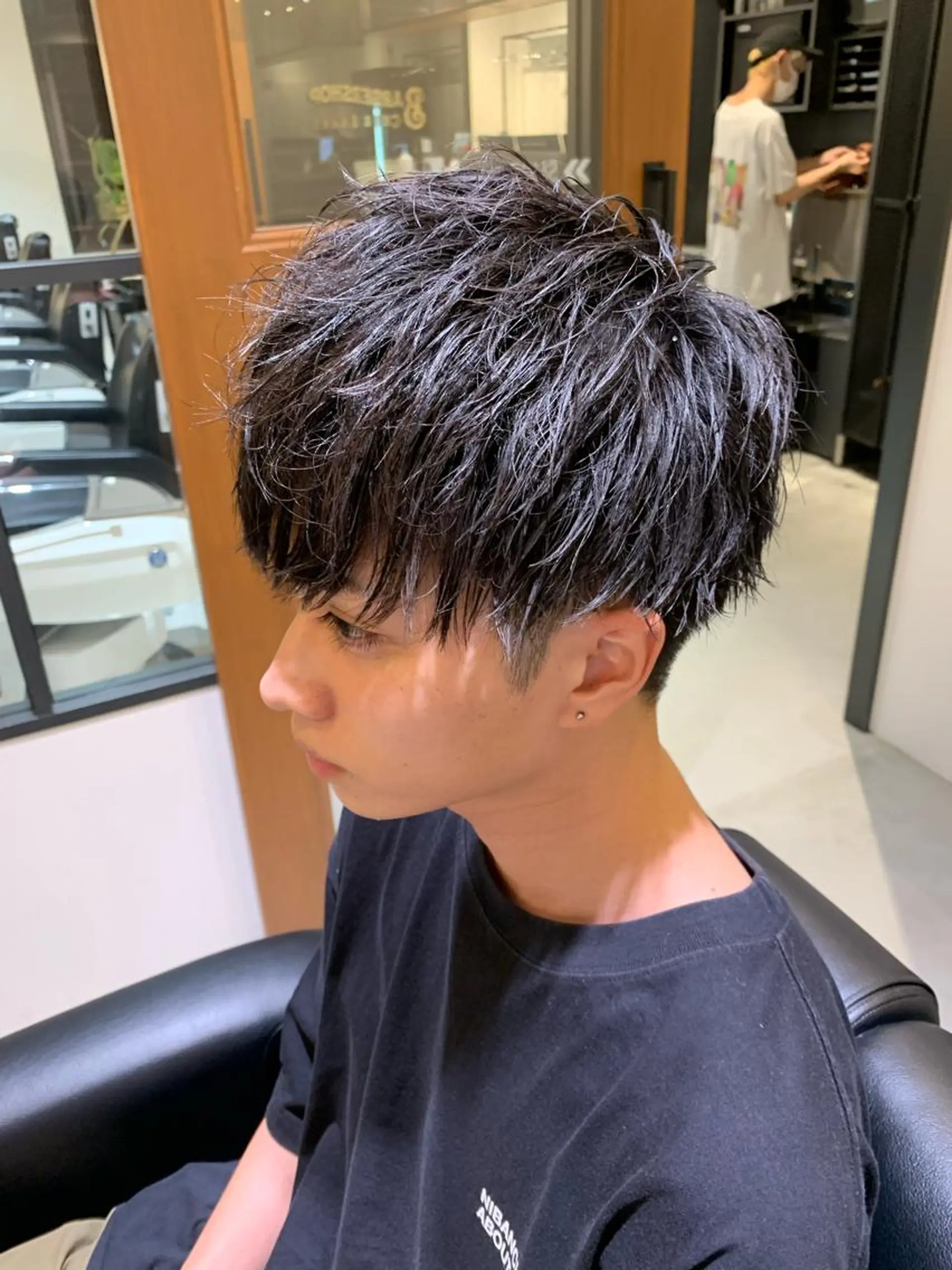 ショート メンズ マッシュ ショートヘア カット メンズ専門美容室QUONHEAL所属・岡田 昇輝のヘアスタイル