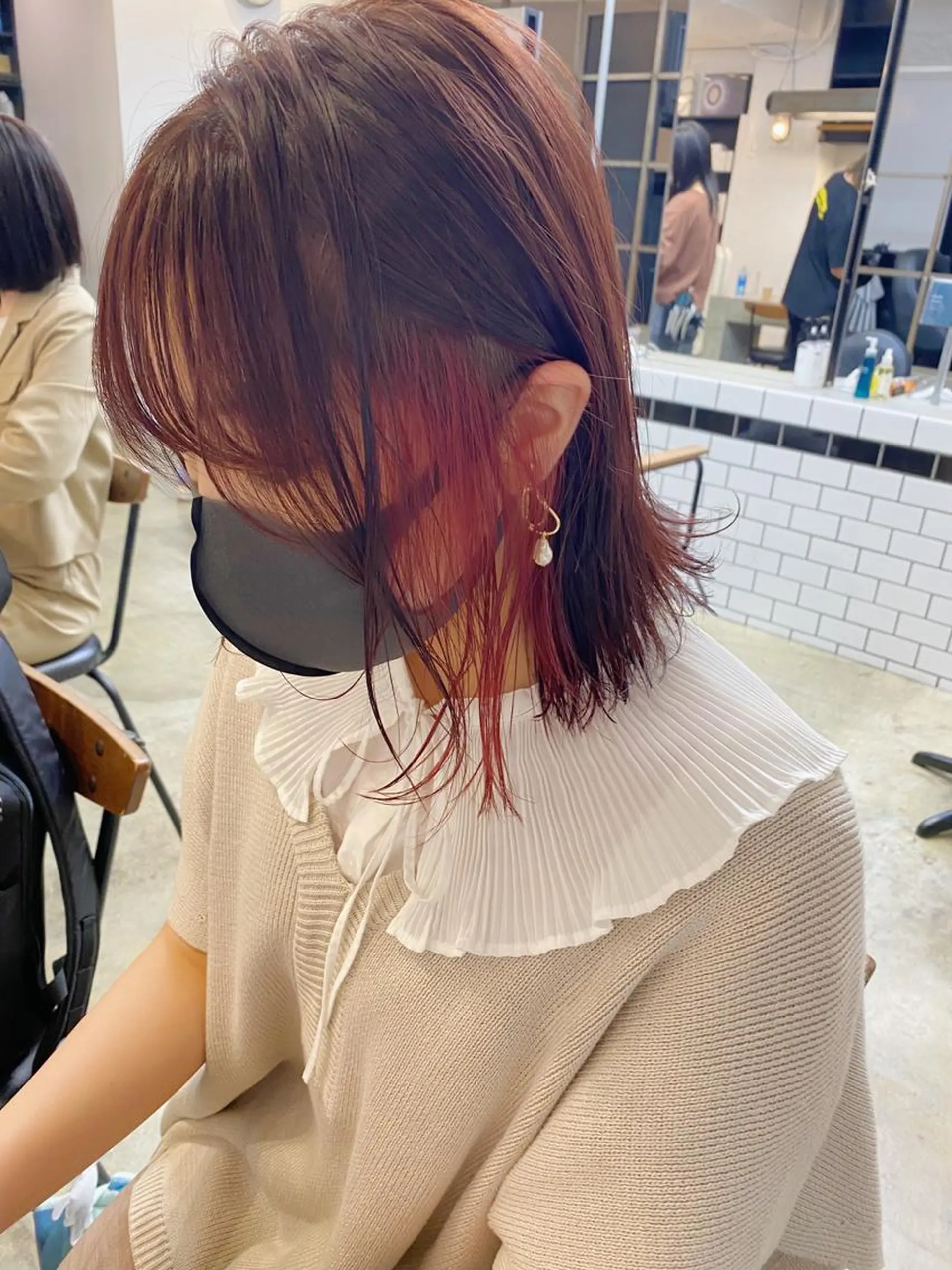 ショート カラー カット ヘアカラー トリートメント IVORY.所属・🟩白髪ぼかし/ボブ /ショートヘア/大司のヘアスタイル