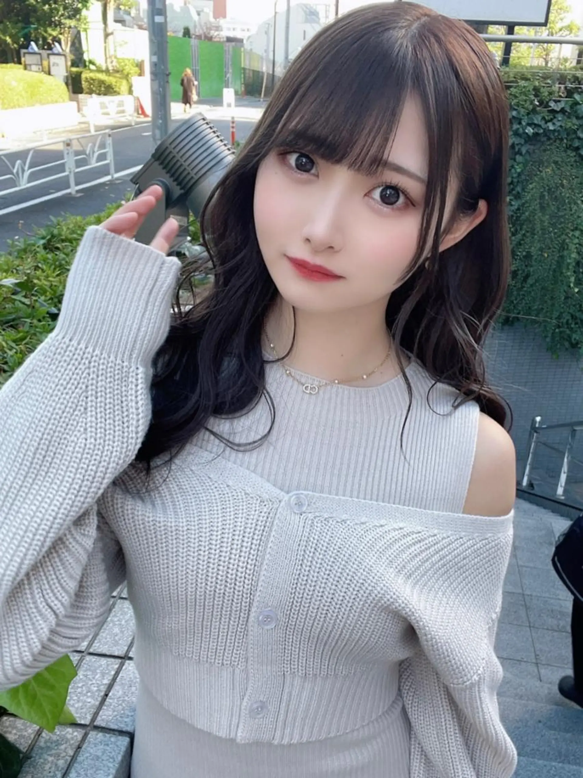 セミロング カラー パーマ ヘアアレンジ 結婚式・ブライダル アッシュ ベージュカラー 黒髪 ブリーチ 韓国ヘア×2way 🇰🇷和知拓郎のヘアスタイル