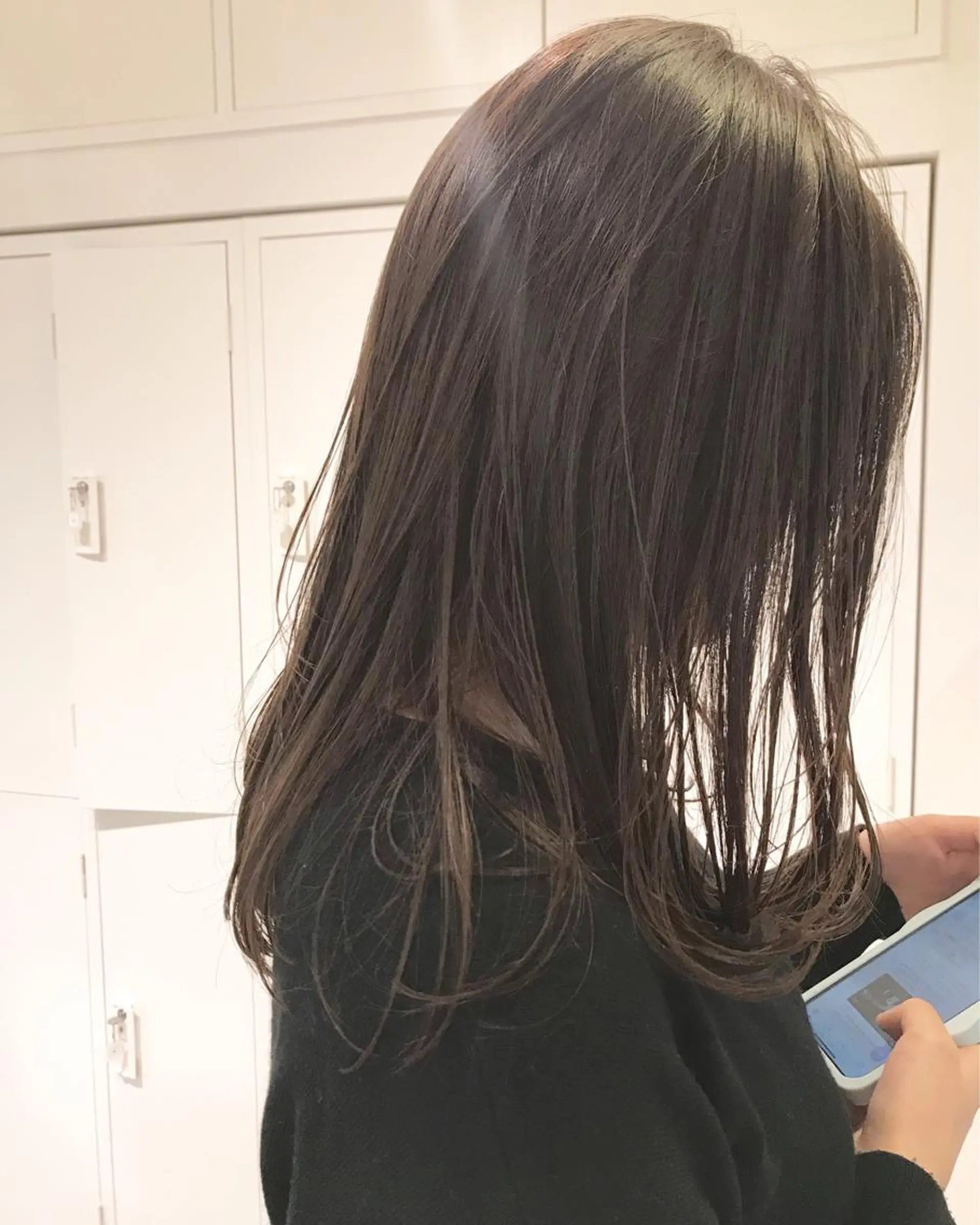 セミロング カラー 韓国/髪質改善💘 櫻井かれんのヘアスタイル