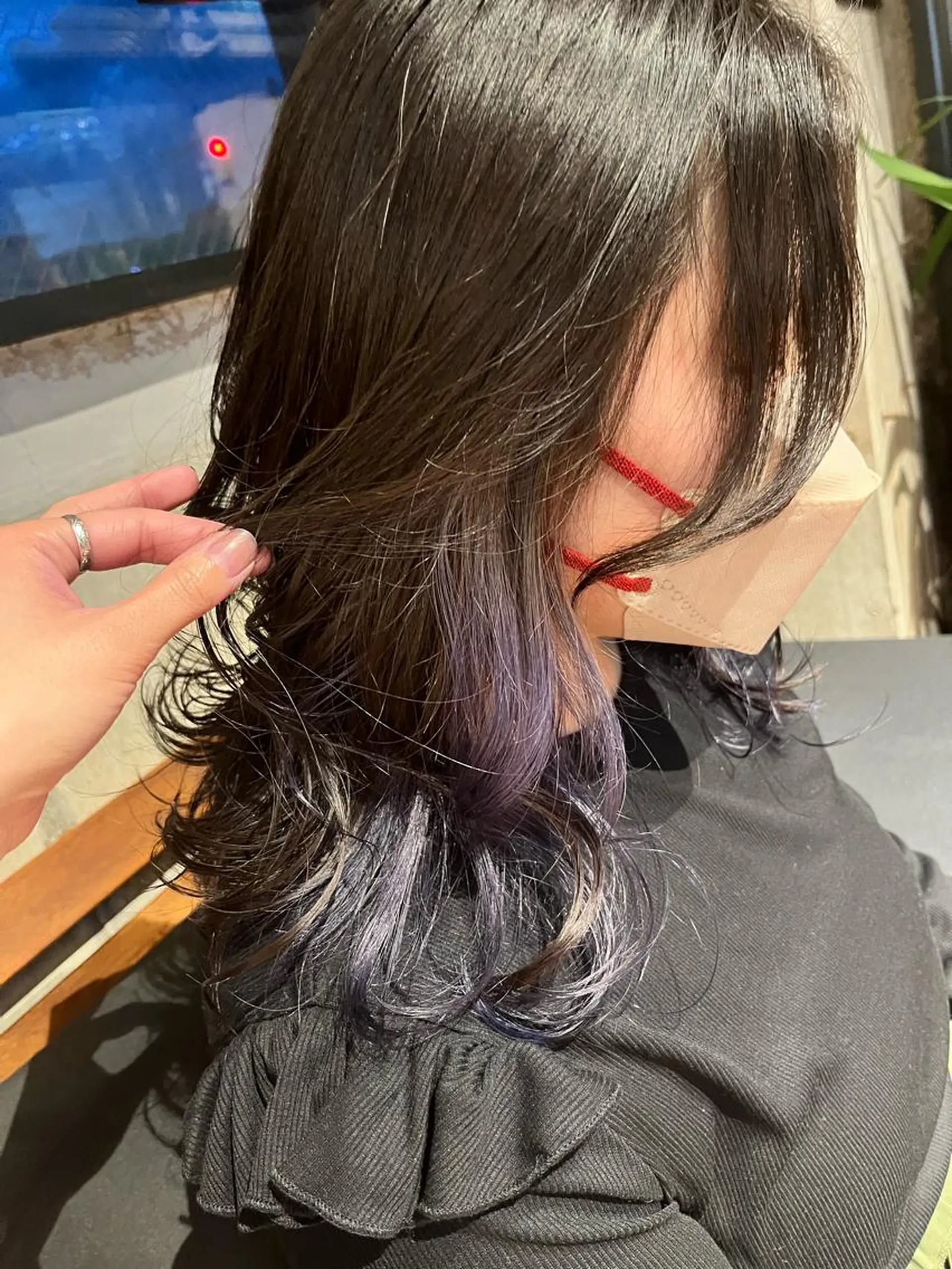 ミディアム カット ヘアカラー N° Elune MIYUUのヘアスタイル