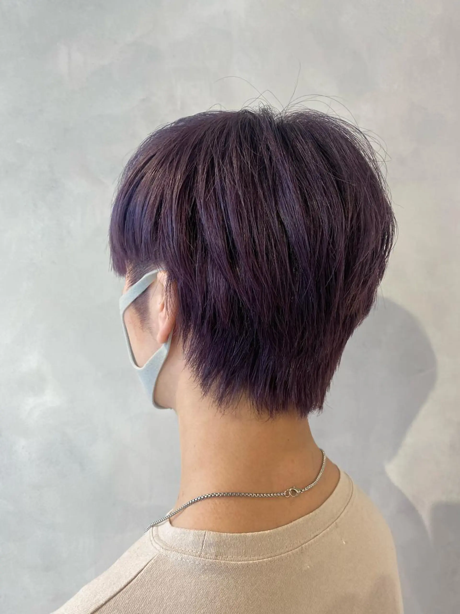 ショート カラー メンズ ヘアカラー トリートメント デザインカラー/パー マ🦖外岡咲希🦖のヘアスタイル