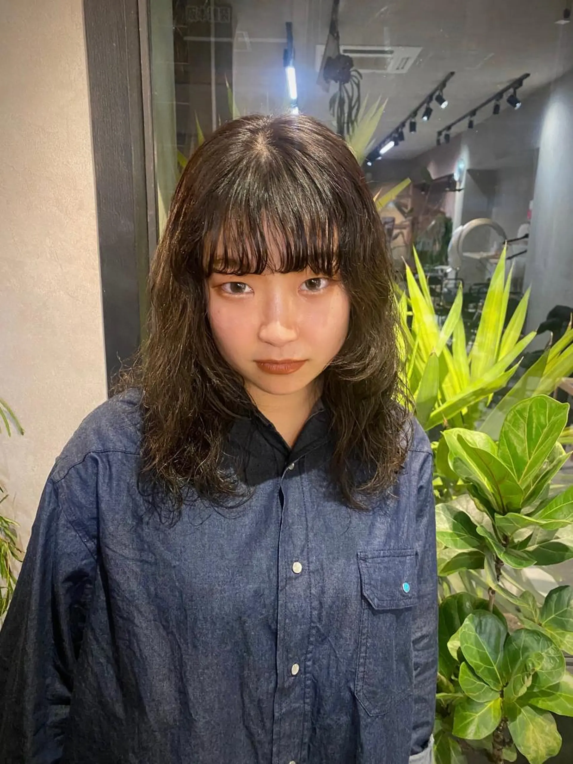 ミディアム カラー パーマ 🗽デザインカラー/ パーマ/MIRU🗽のヘアスタイル