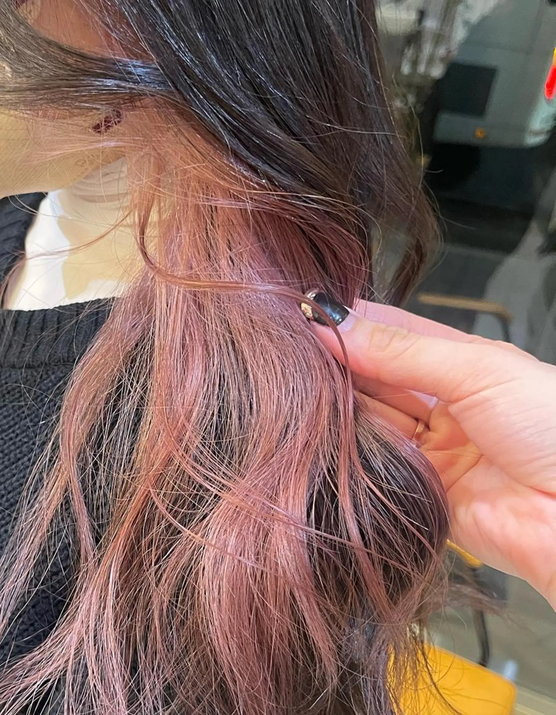 ミディアム カラー ヘアアレンジ ベージュカラー 黒髪 インナーカラー ピンクカラー 髪質改善 ❥【韓国風ヘア】 stylist 林❥のエステ・リラクイメージ