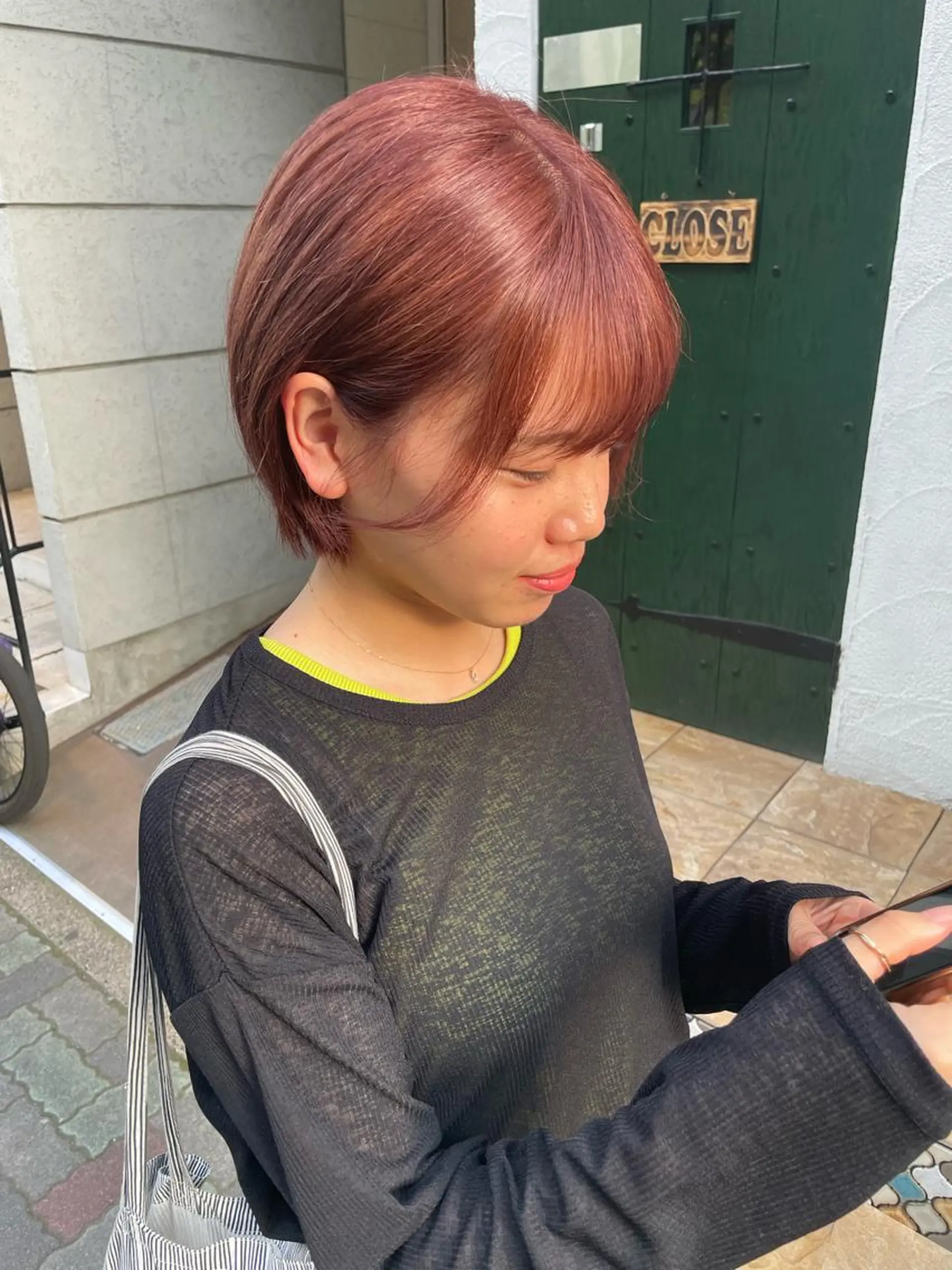 ショート カラー ボブ ショートヘア 羽田翔大/ブリーチ/ ボブカット/店長のヘアスタイル