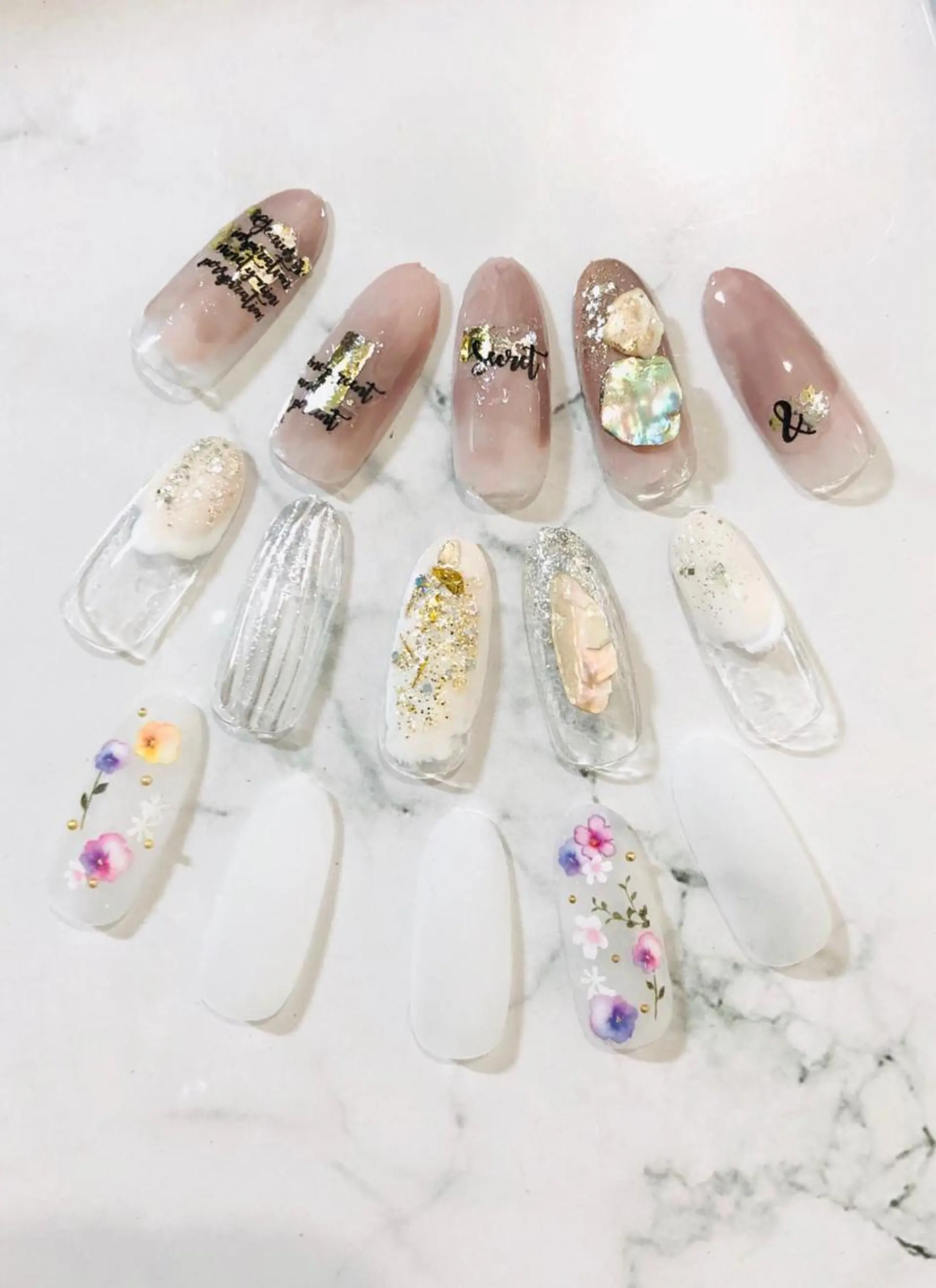 ネイル フットネイル Ｈ3（エイチスリー）所属・H3 hitoのネイルデザイン