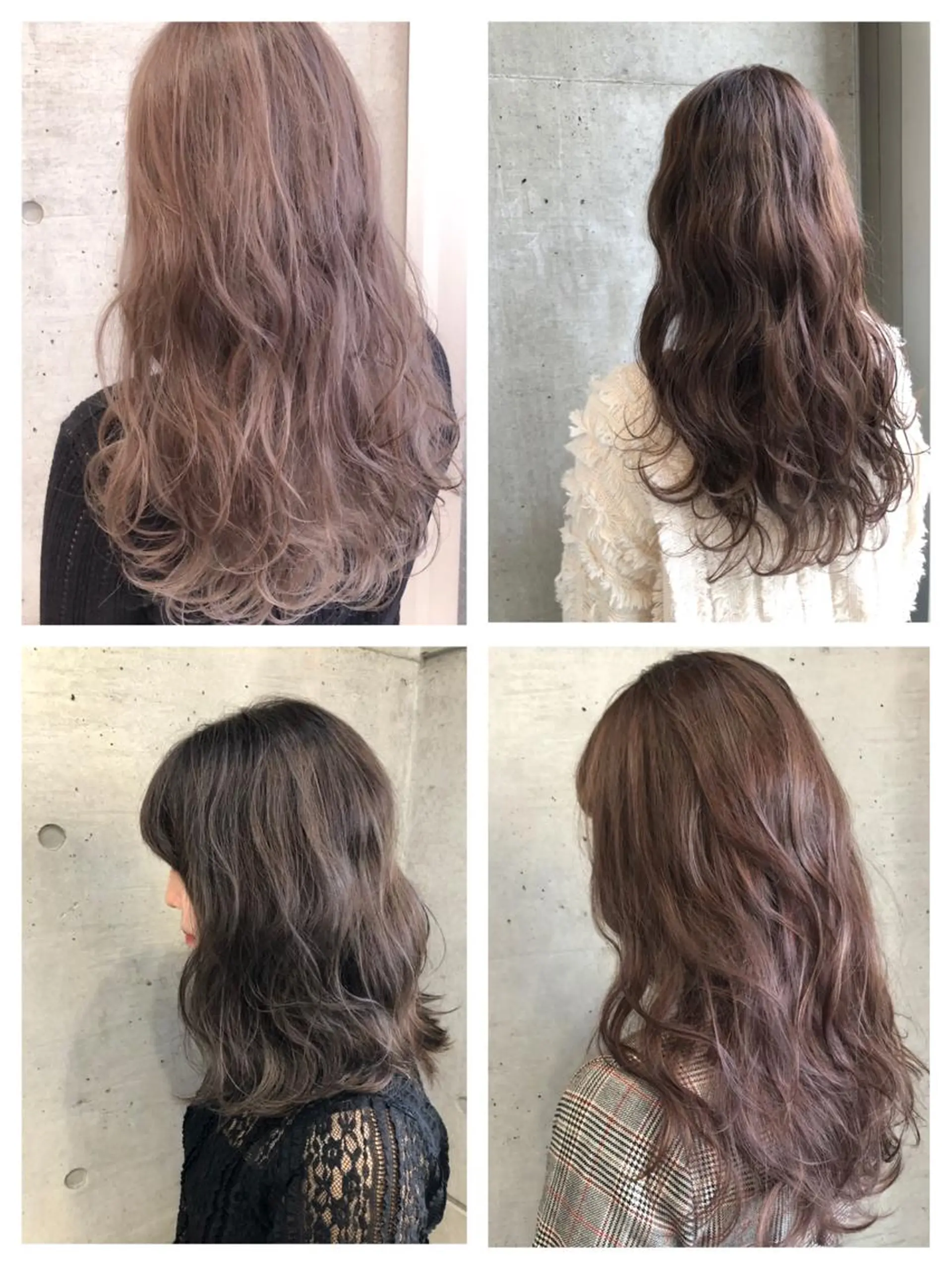 ロング カラー 透明感カラー ヘアカラー 大栗 佑也  髪質改善のヘアスタイル