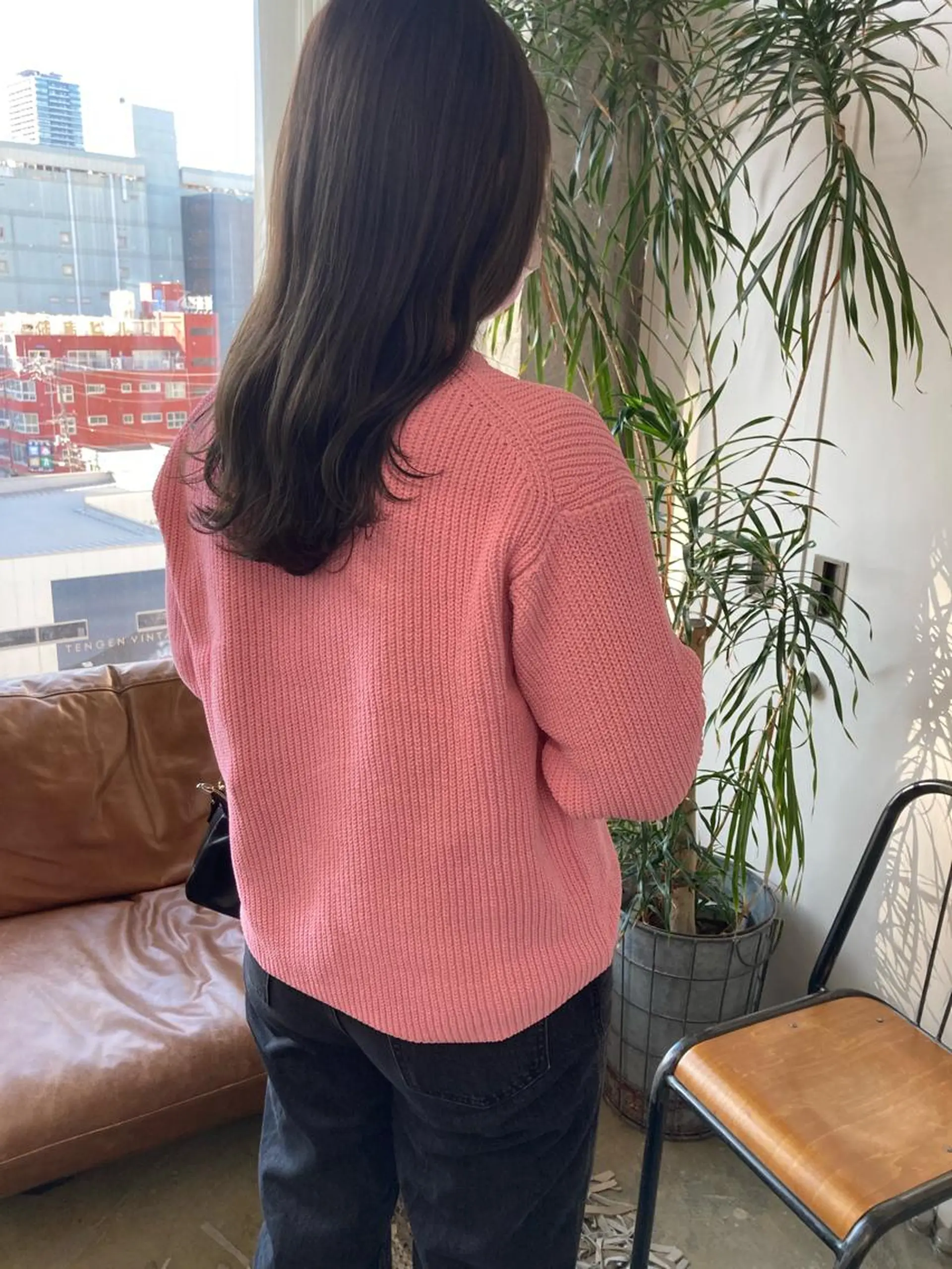 セミロング カラー アッシュ アッシュグレー アッシュグレージュ グレージュ 小木曽智美 /ボブ/ショートのヘアスタイル