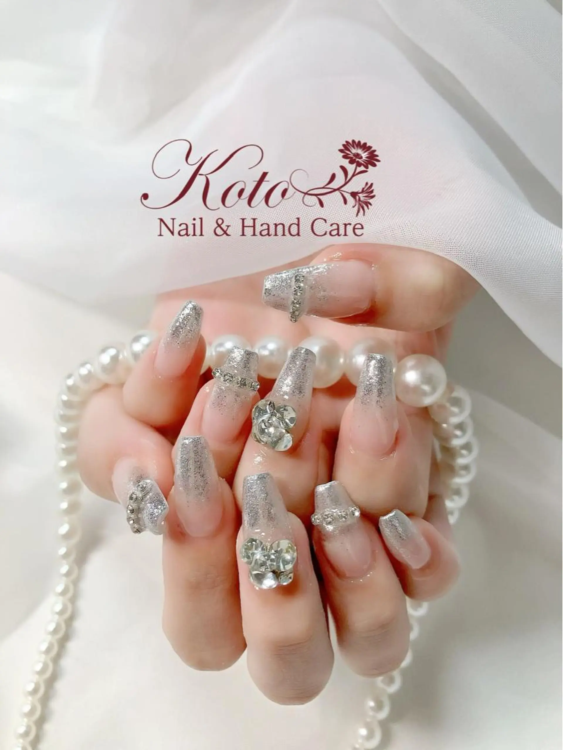 ネイル 長さ出し フットネイル フレンチネイル ジェルネイル 韓国ネイル Risa ネイルサロンKOTOのネイルデザイン
