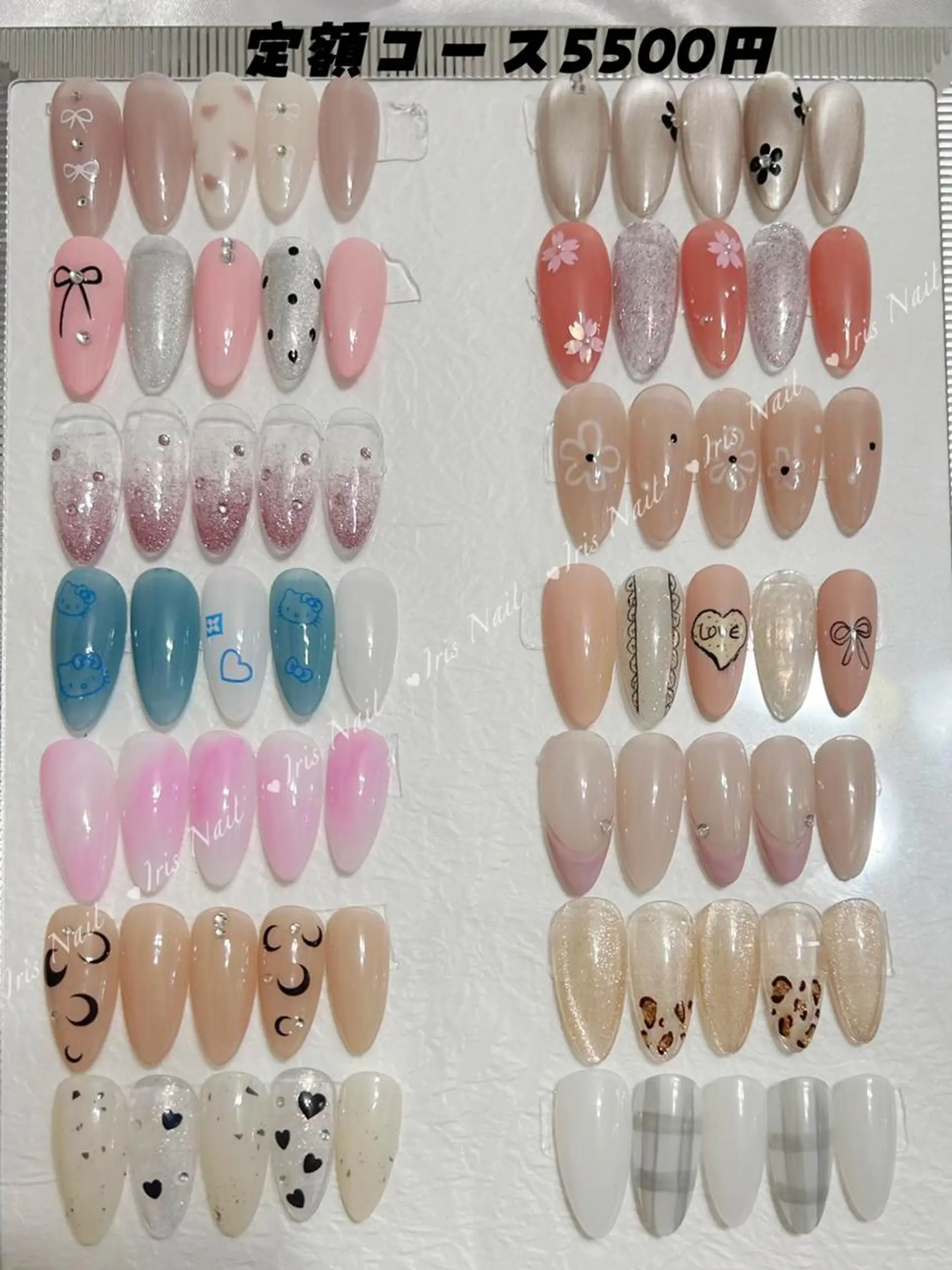 ネイル 春ネイル ハンドネイル ハンドケア IRIS NAIL大塚のネイルデザイン