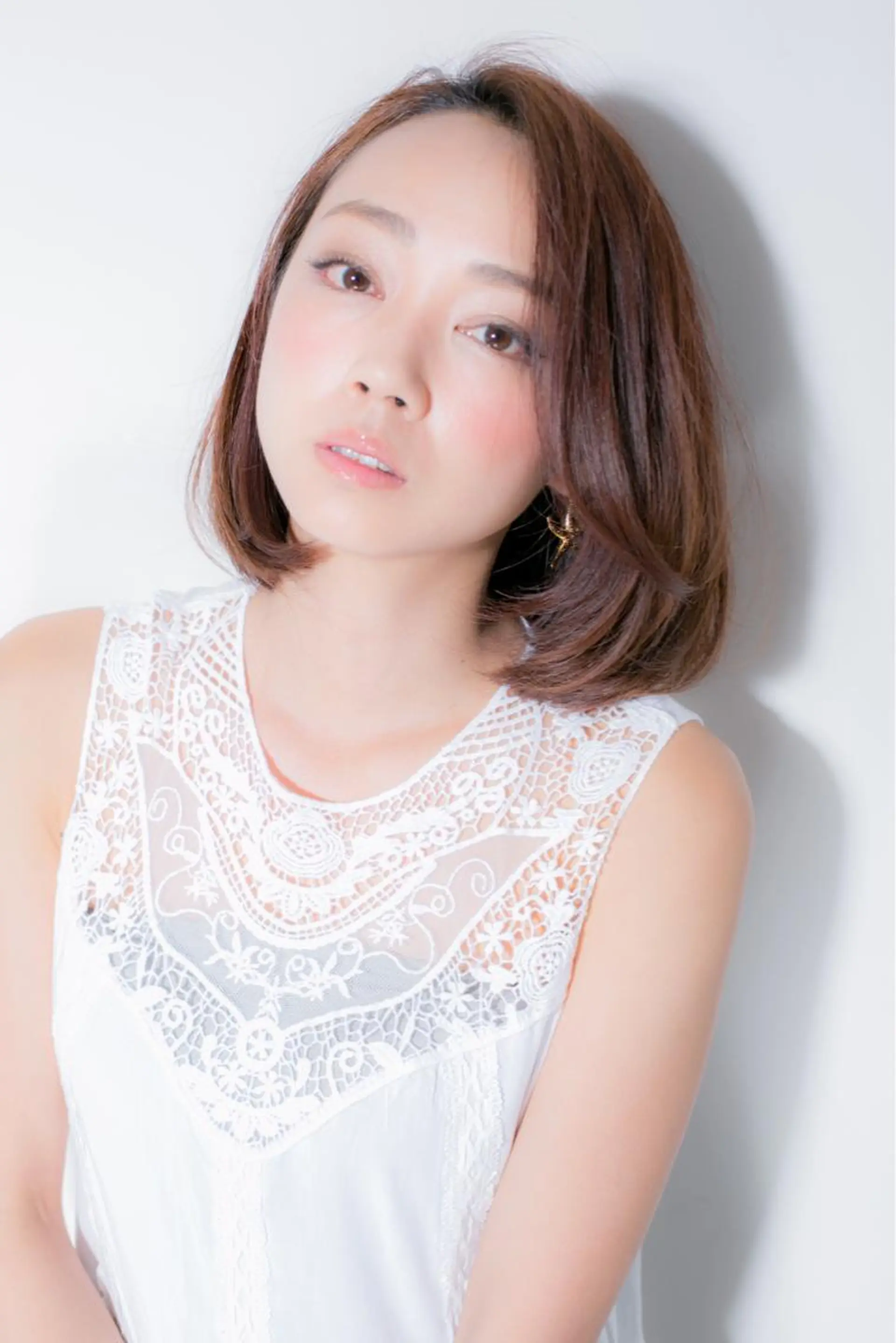 ミディアム チーフデザイナー 木部のヘアスタイル