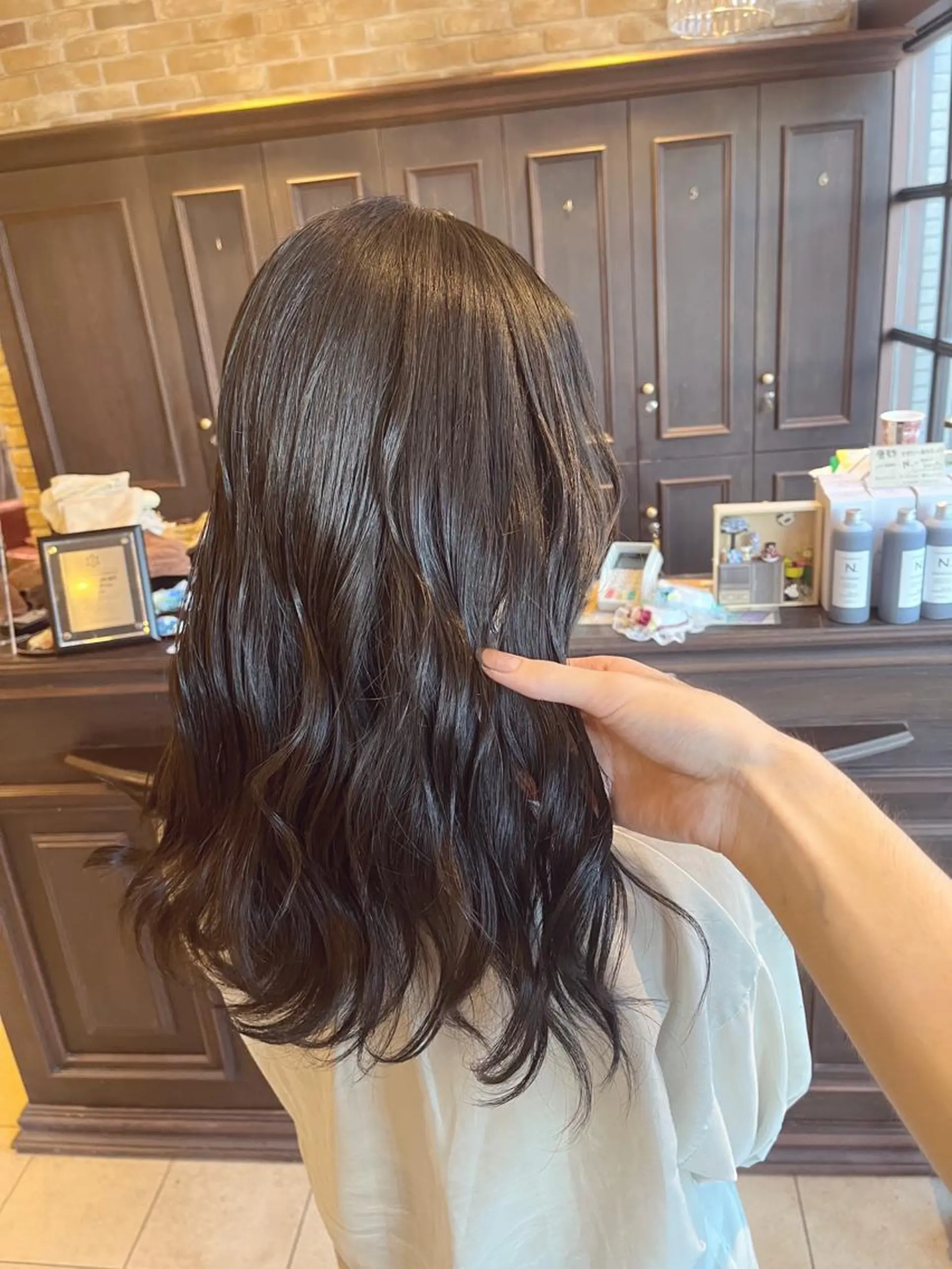 ロング ヘアカラー 🧡ミルクティー/ レイヤー🧡ショウナのヘアスタイル