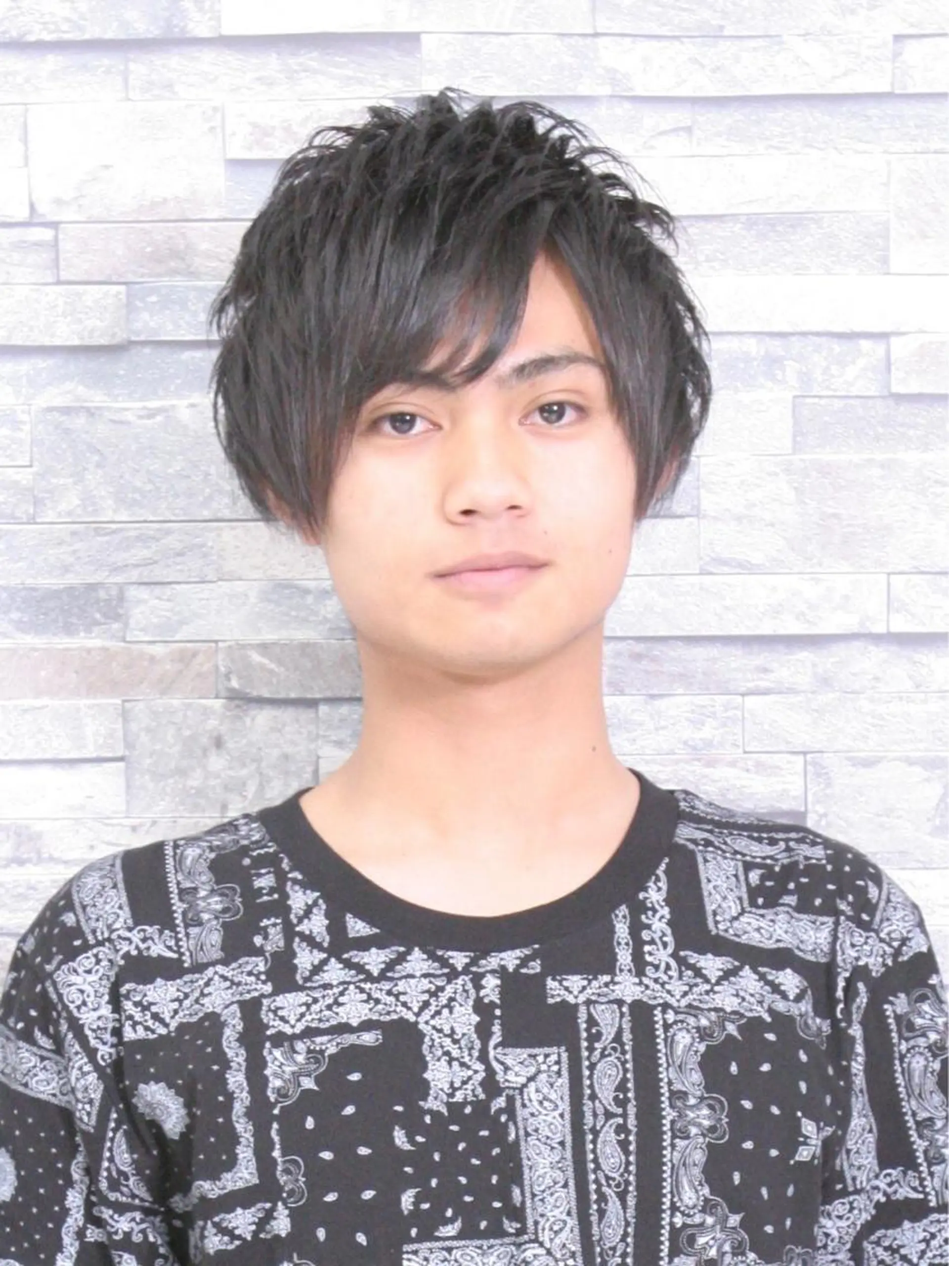 ショート カラー パーマ メンズ ハイトーンArphy 安蒜佑太のヘアスタイル