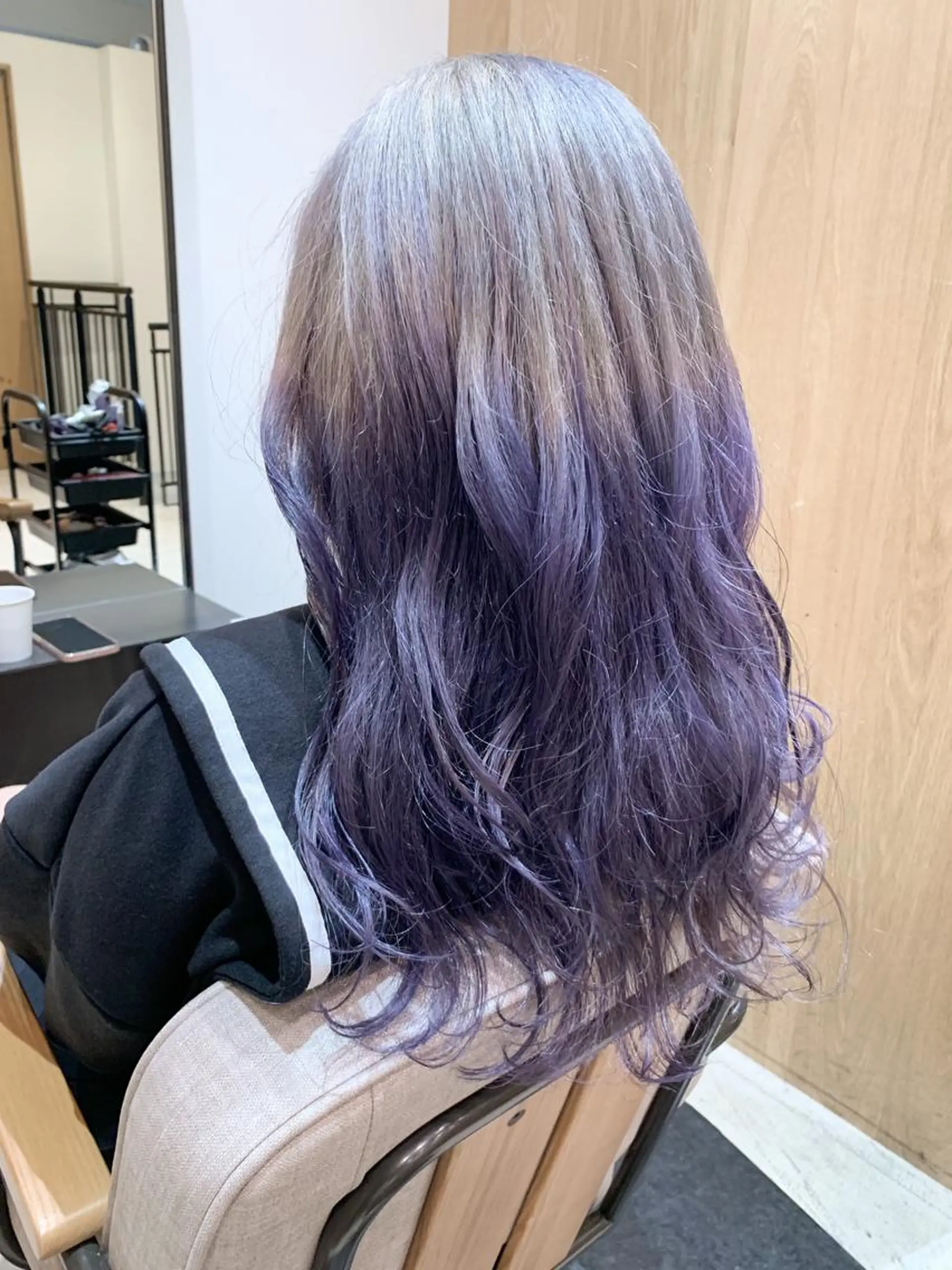 ロング カラー ヘアアレンジ グラデーションカラー カット ヘアカラー トリートメント yuka .のヘアスタイル