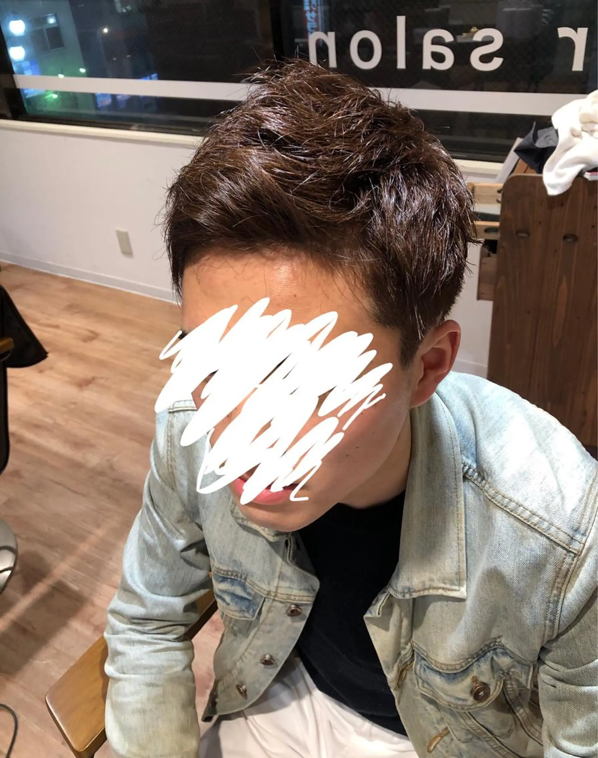 カラー メンズ ツーブロック アッシュ ラベンダーカラー ラベンダーアッシュ Live店長 yumenaのヘアスタイル