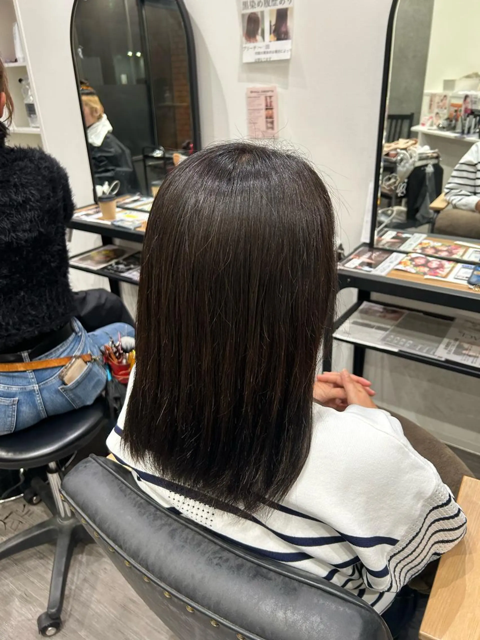 ミディアム 片平 帆香のヘアスタイル