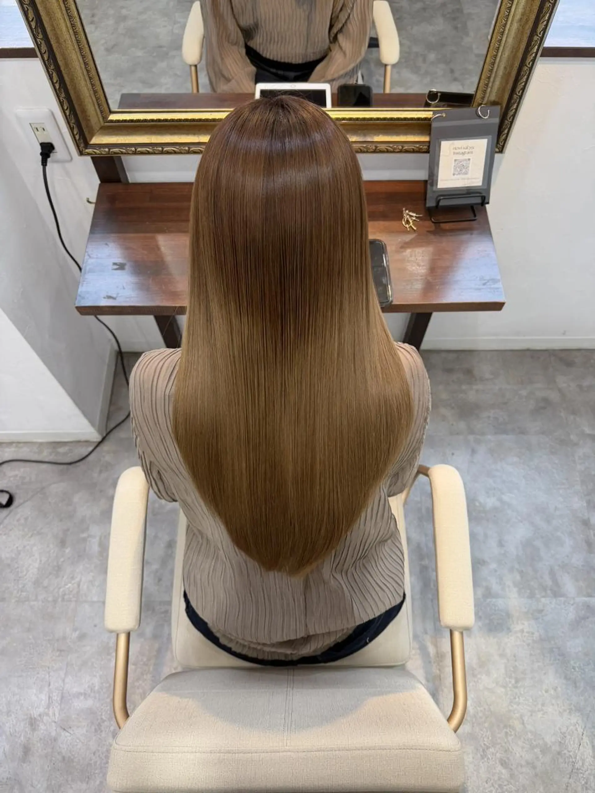 ロング カラー ショートボブ ボブ くびれヘア 顔周りカット ロング カット ヘアカラー トリートメント newi saLyu ネウィ　サリューのヘアスタイル