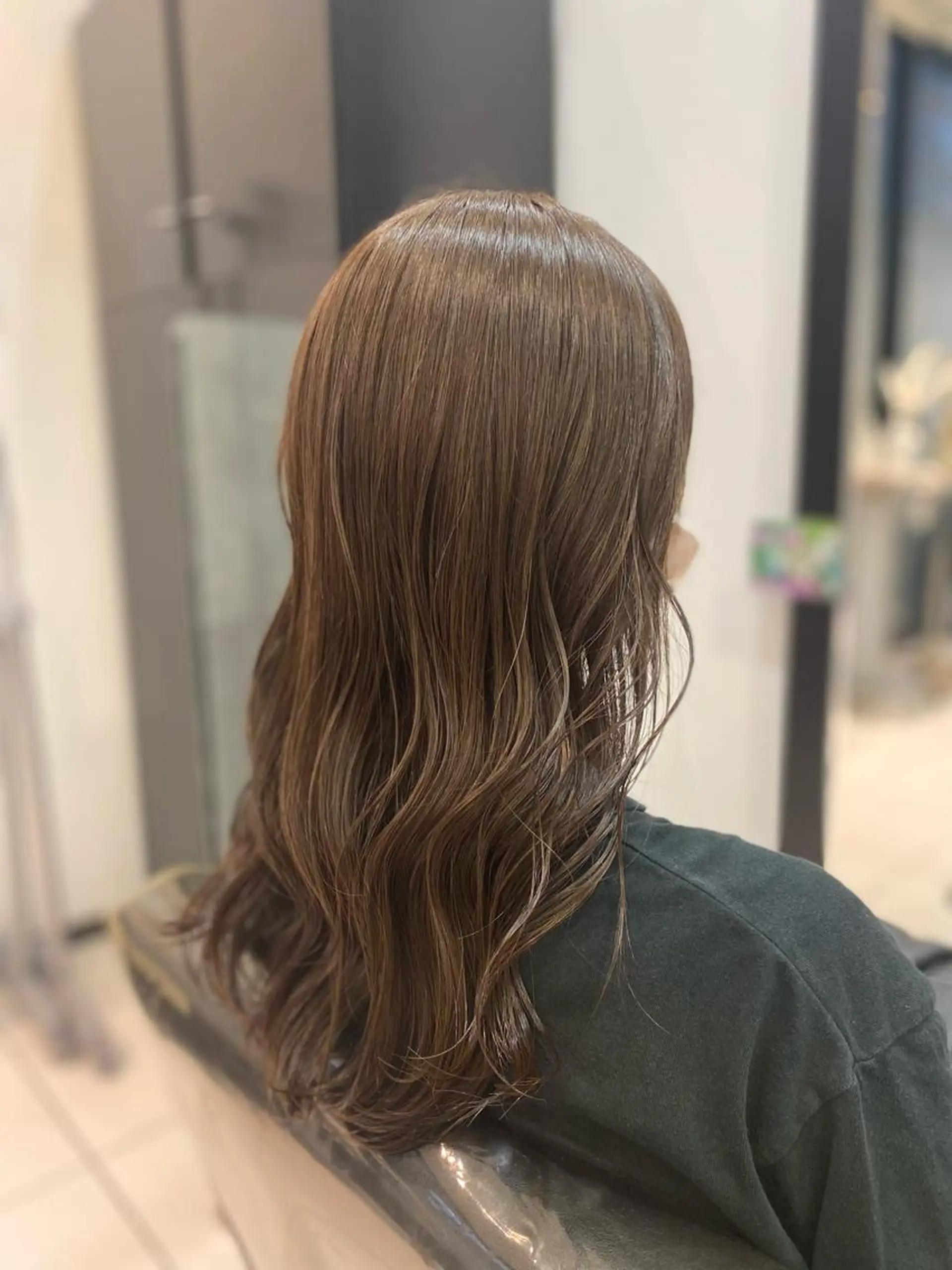 セミロング YASU🍎CUT 赤系カラー/ヘアケアのヘアスタイル